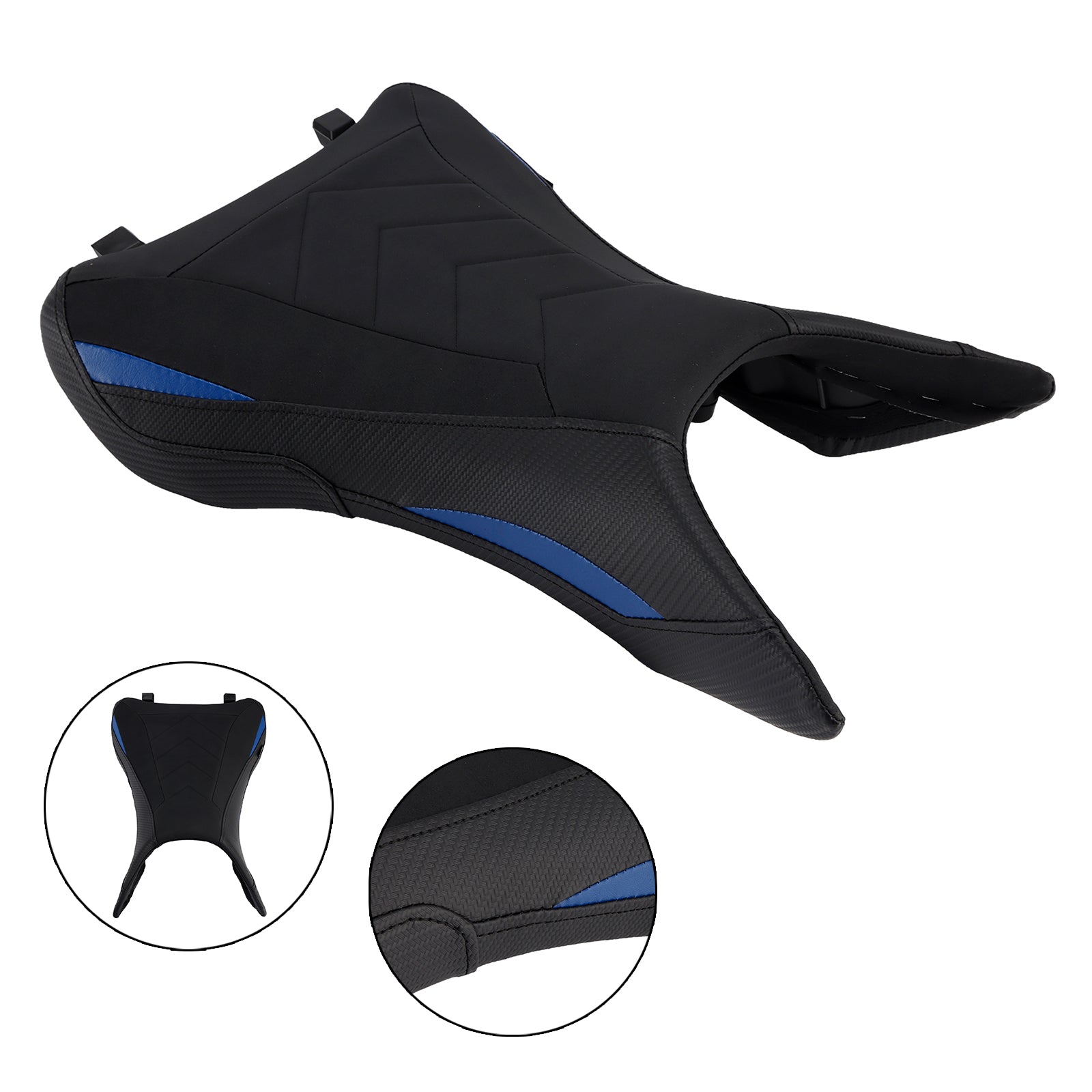 Front Raider Seat Driver Cushion Pu Fit Blue2 For Yamaha Mt-09 Mt09 2024-2026