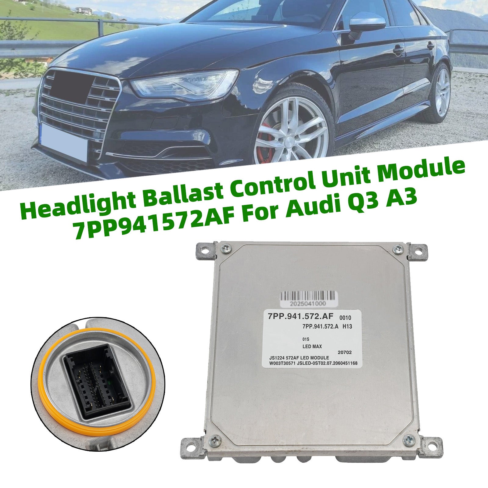 Headlight Ballast Control Unit Module 7PP941572AF For Audi Q3 A3