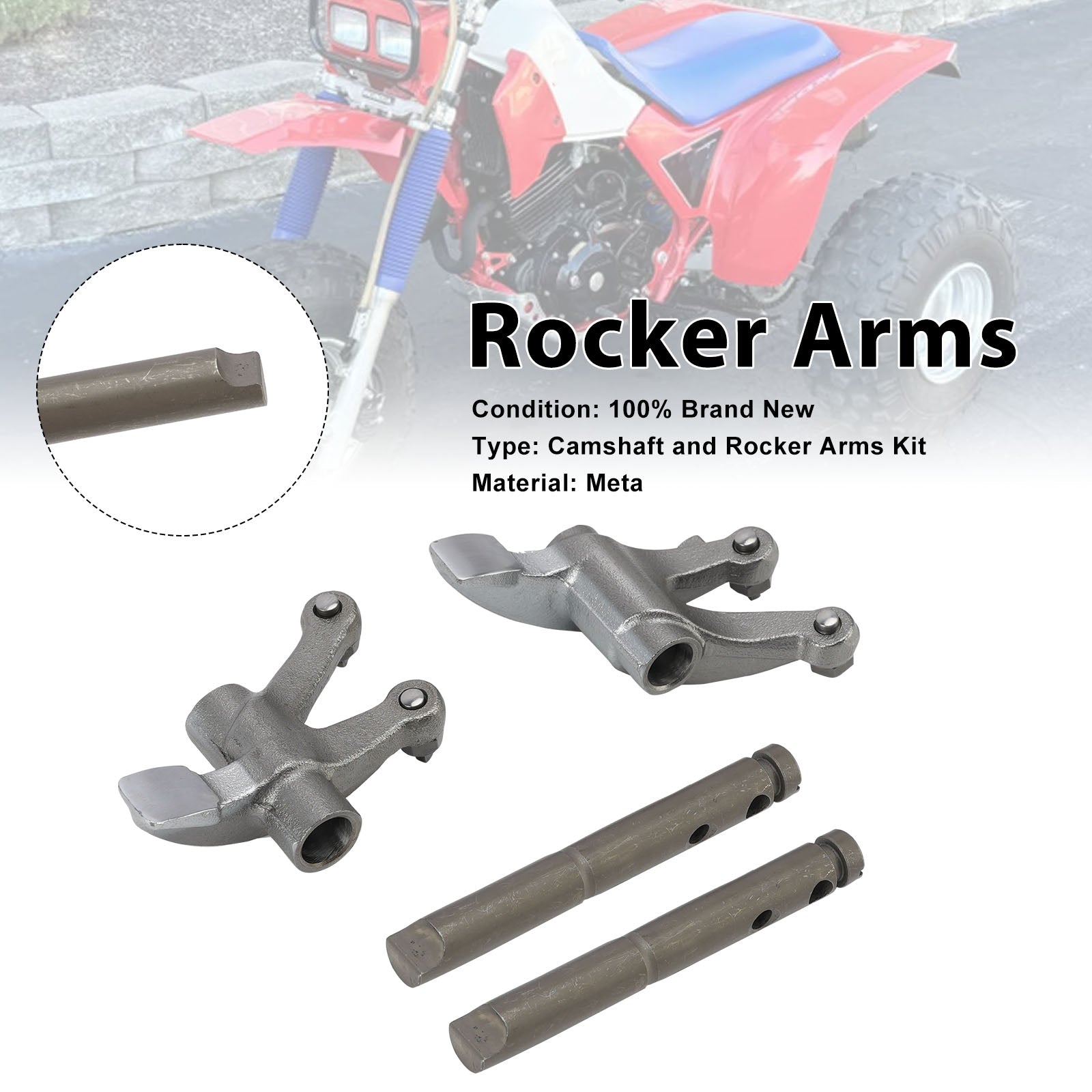 Rocker Arms Shafts For Honda ATC350X TRX350 1985-1986