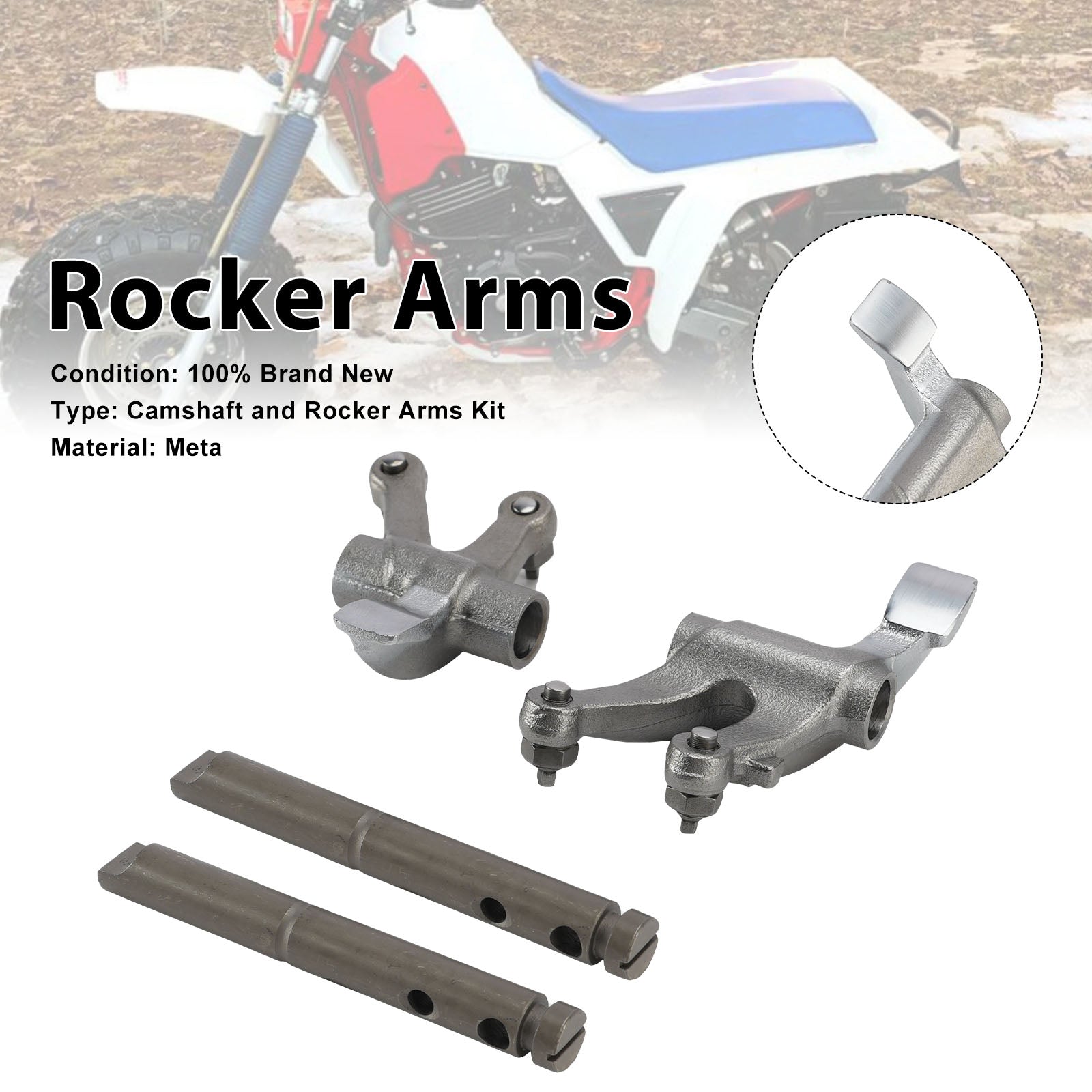 Rocker Arms Shafts For Honda ATC350X TRX350 1985-1986