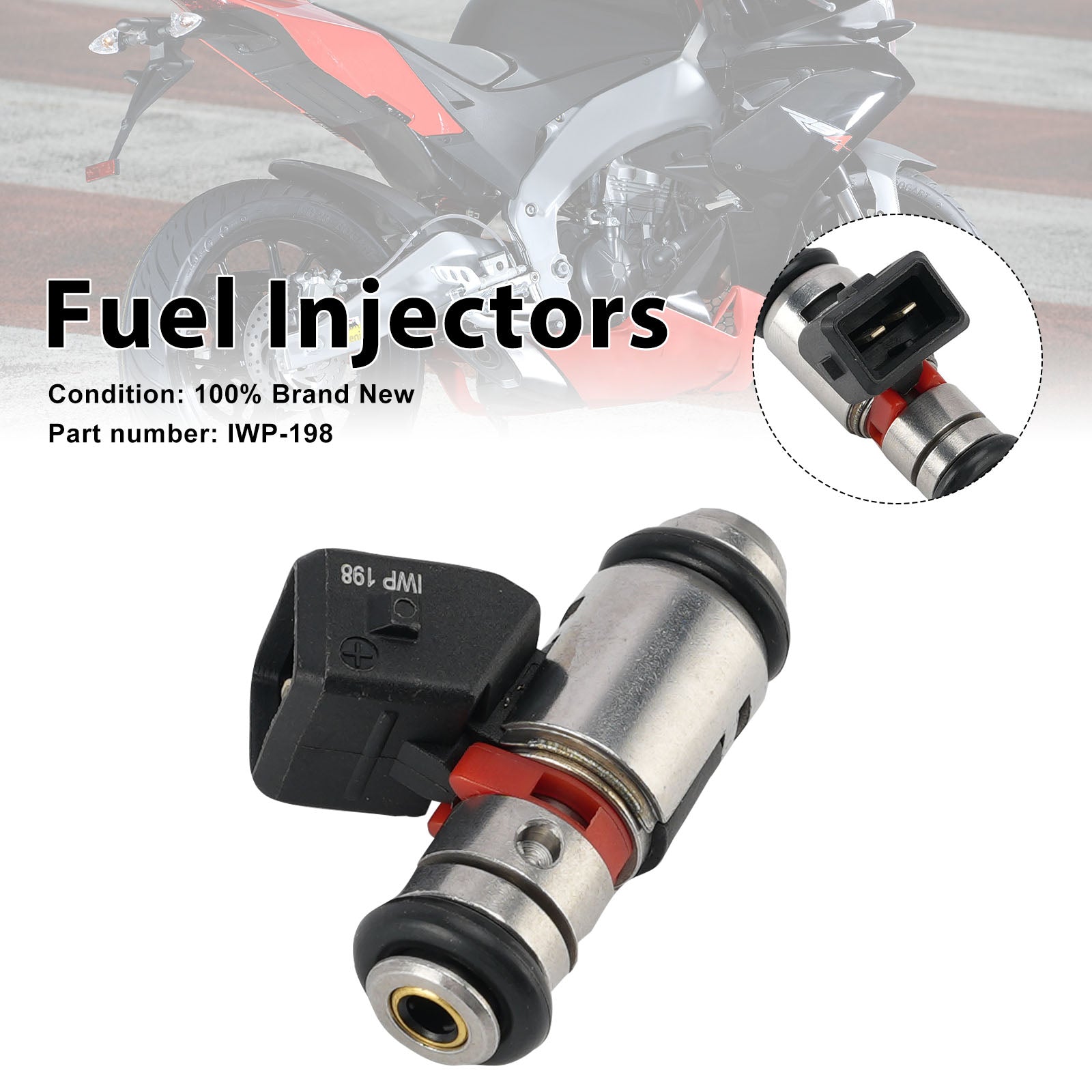 IWP198 Fuel Injectors IWP-198 For For Aprilia RS4 Scarabeo 125-200