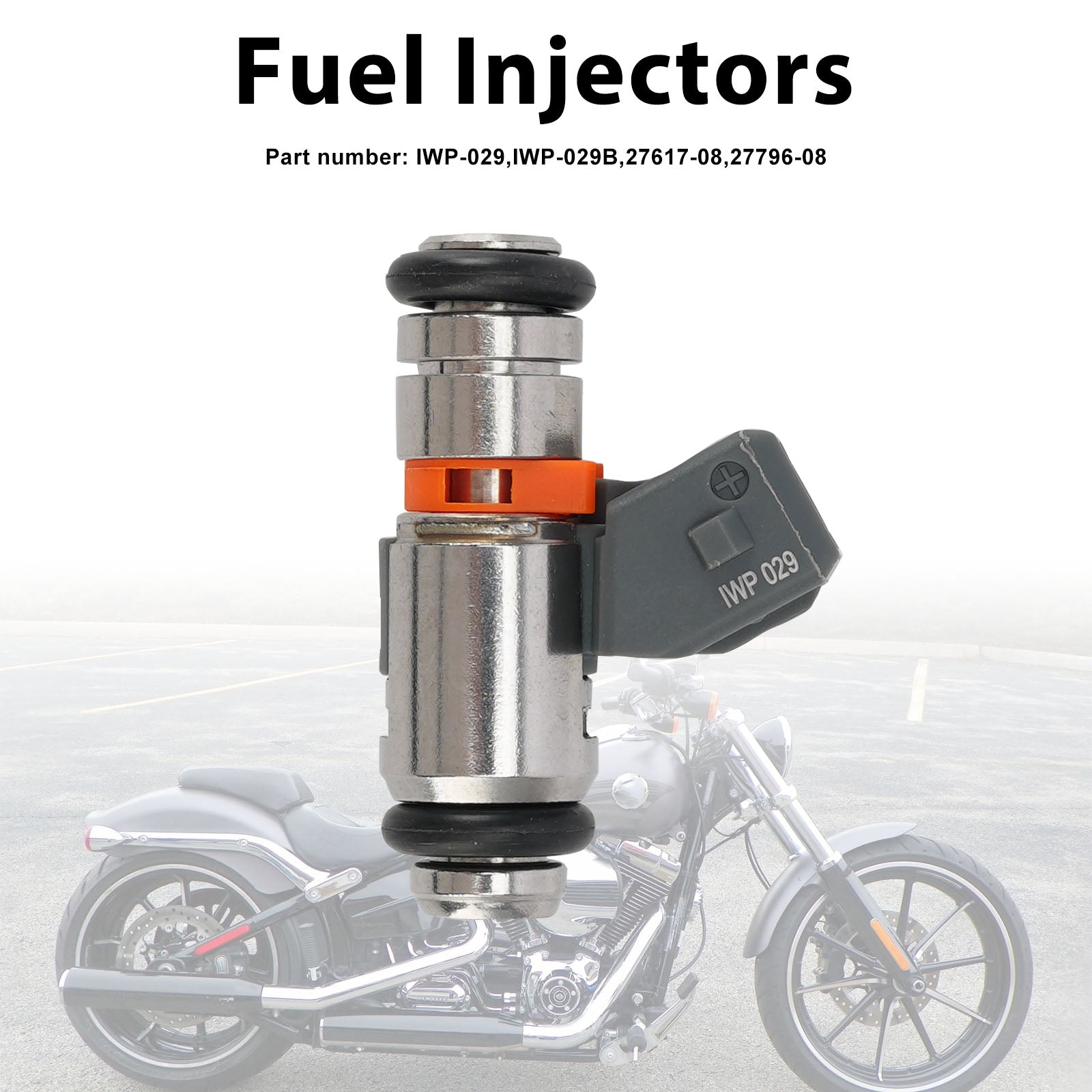 Fuel Injectors IWP-029 For Electra Glide Street Glide Road King 08-17
