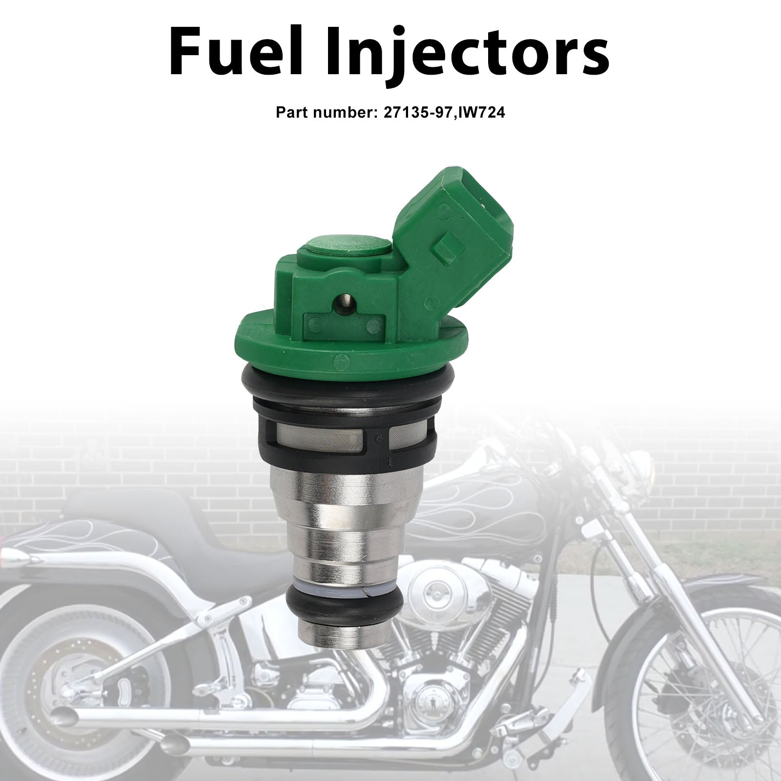 IW724 Fuel Injectors 27135-97 For Dyna Bad Boy 1200 Sportster Road King