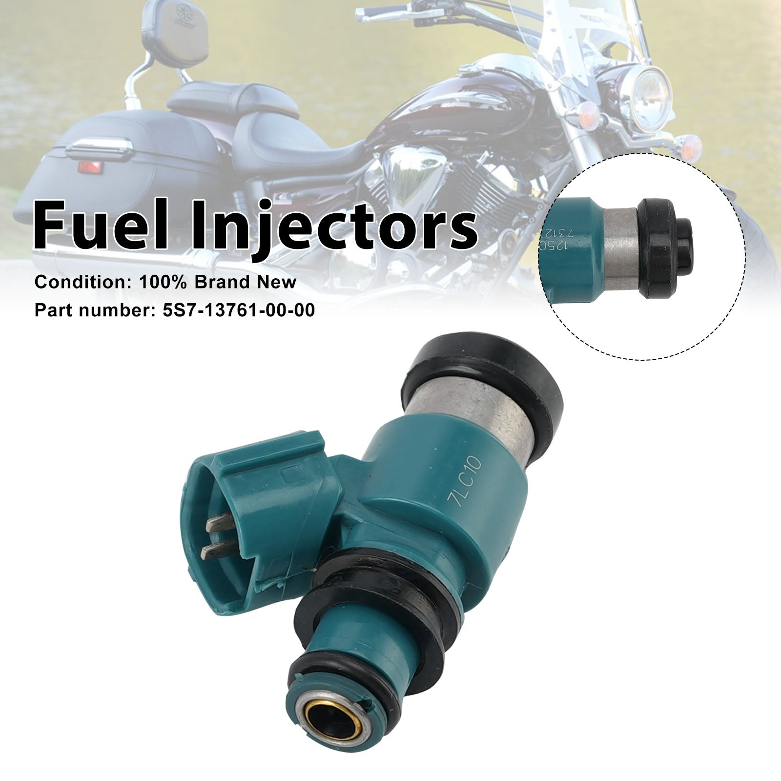 Fuel Injectors 5S7-13761-00-00 For Yamaha V-STAR 950 YZF-R1