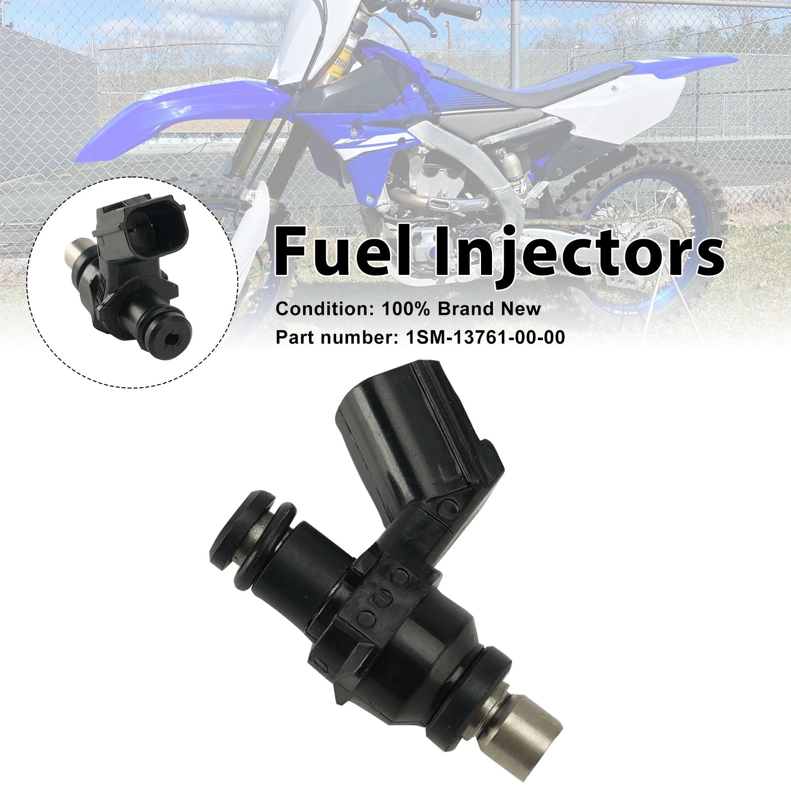 Fuel Injectors 1SM-13761-00-00 For Yamaha YZ250F YZ250FX WR250F 14-19