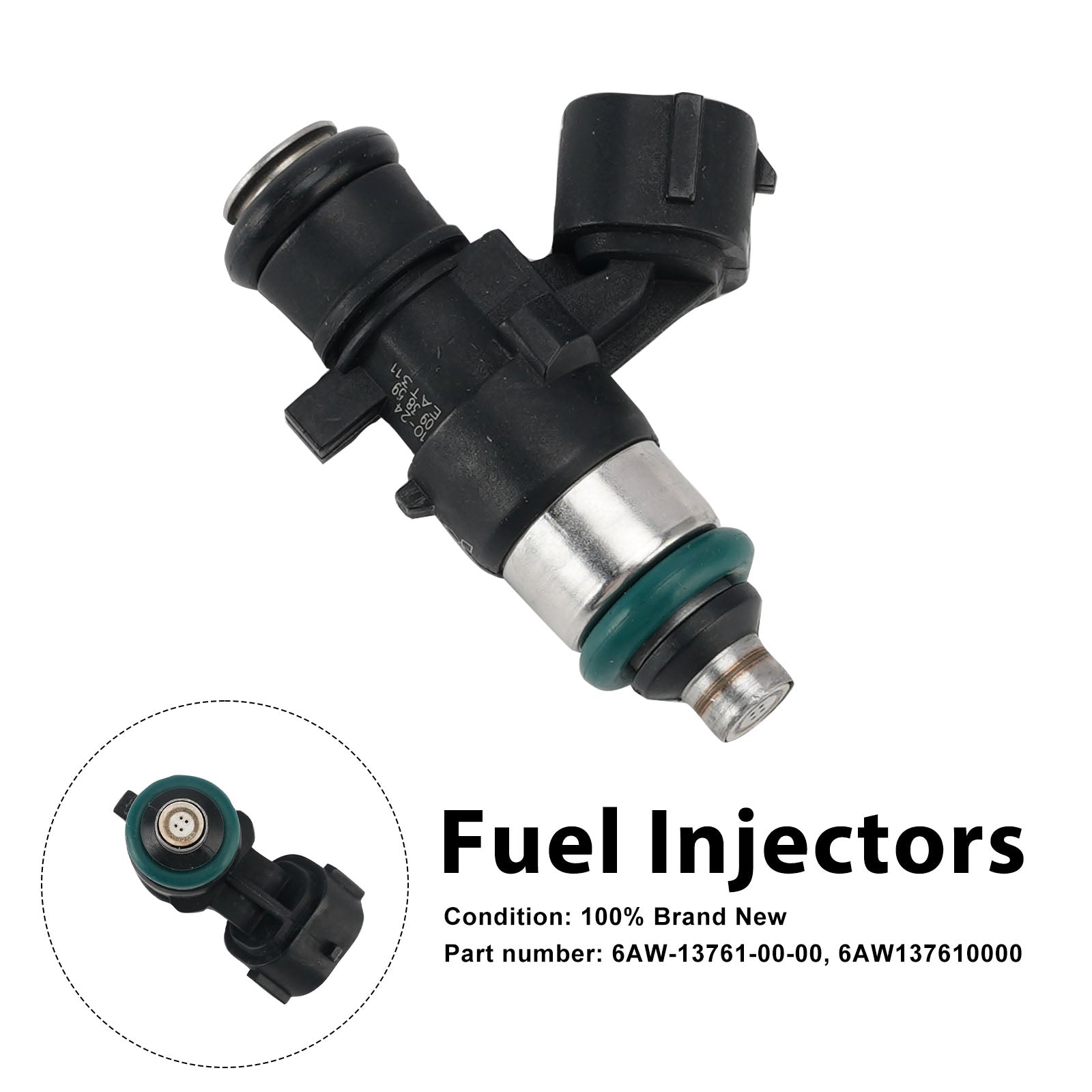 Fuel Injectors 6AW-13761-00-00 For Yamaha Outboard 225/250/300/350HP