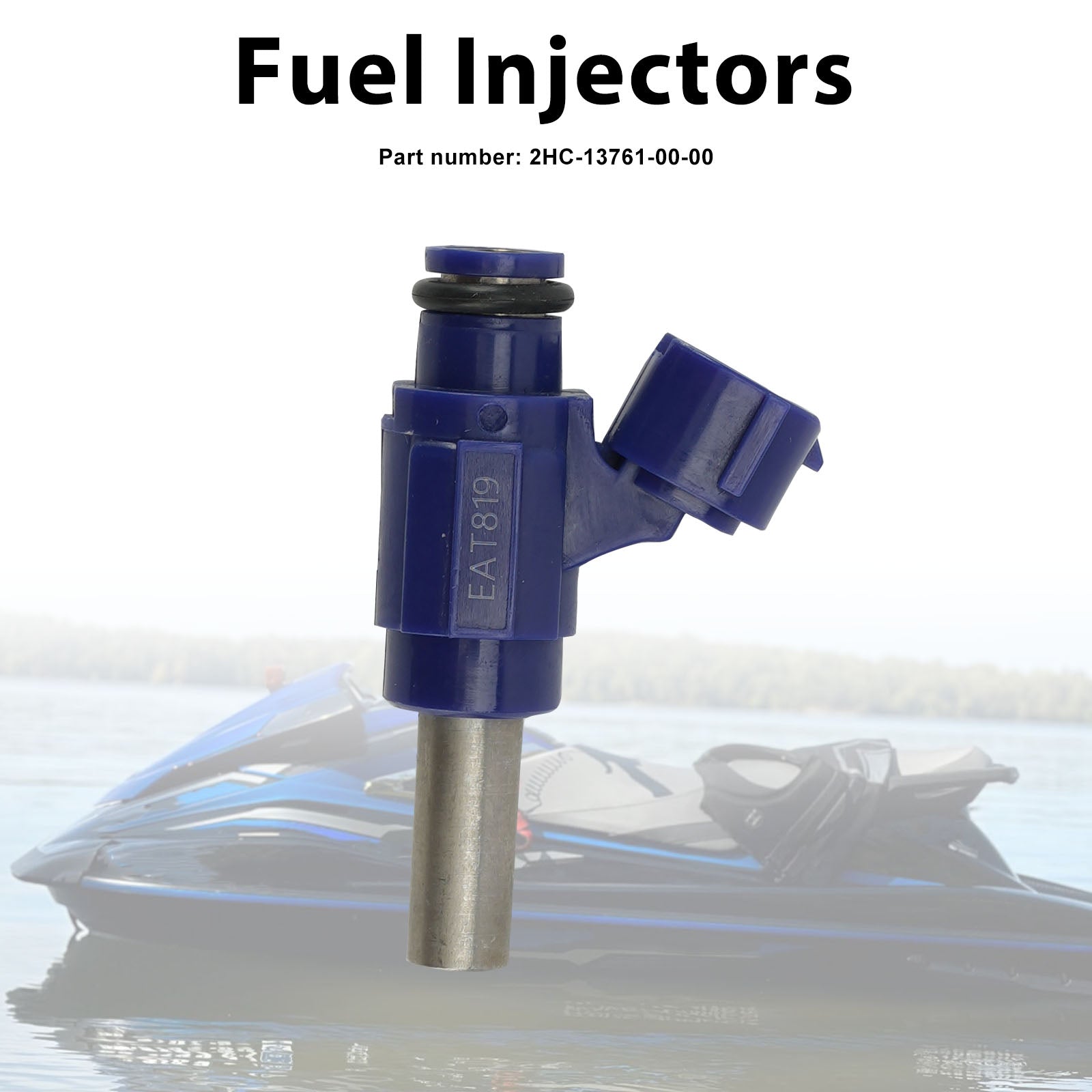Fuel Injectors 2HC-13761-00-00 For Yamaha WaveRunner 2018-2023 VX EX
