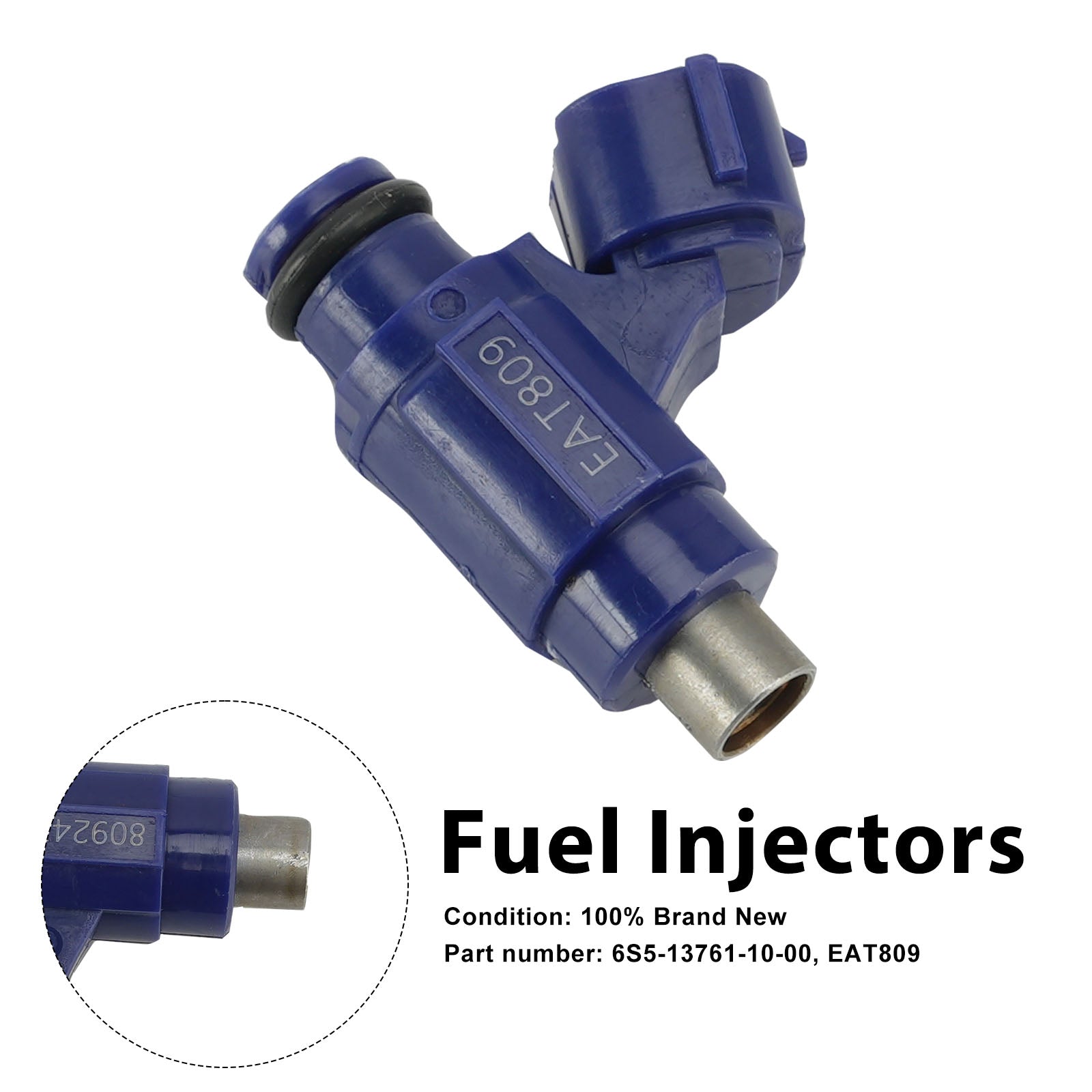 EAT809 Fuel Injectors 6S5-13761-10-00 For Yamaha WaveRunner VX HO SHO