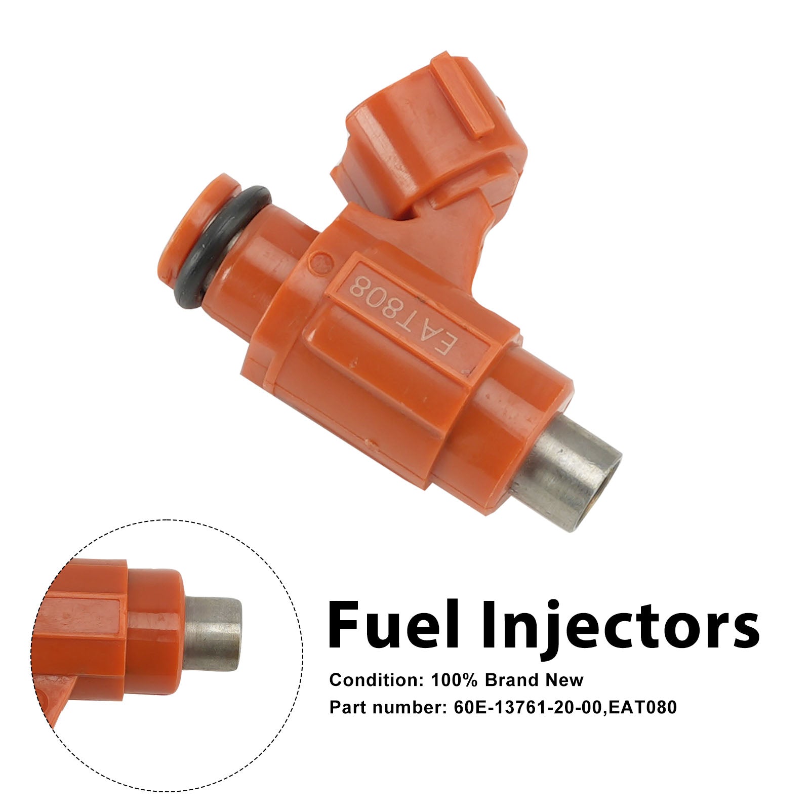 EAT080 Fuel Injectors 60E-13761-20-00 For Yamaha 1100 2012-2015