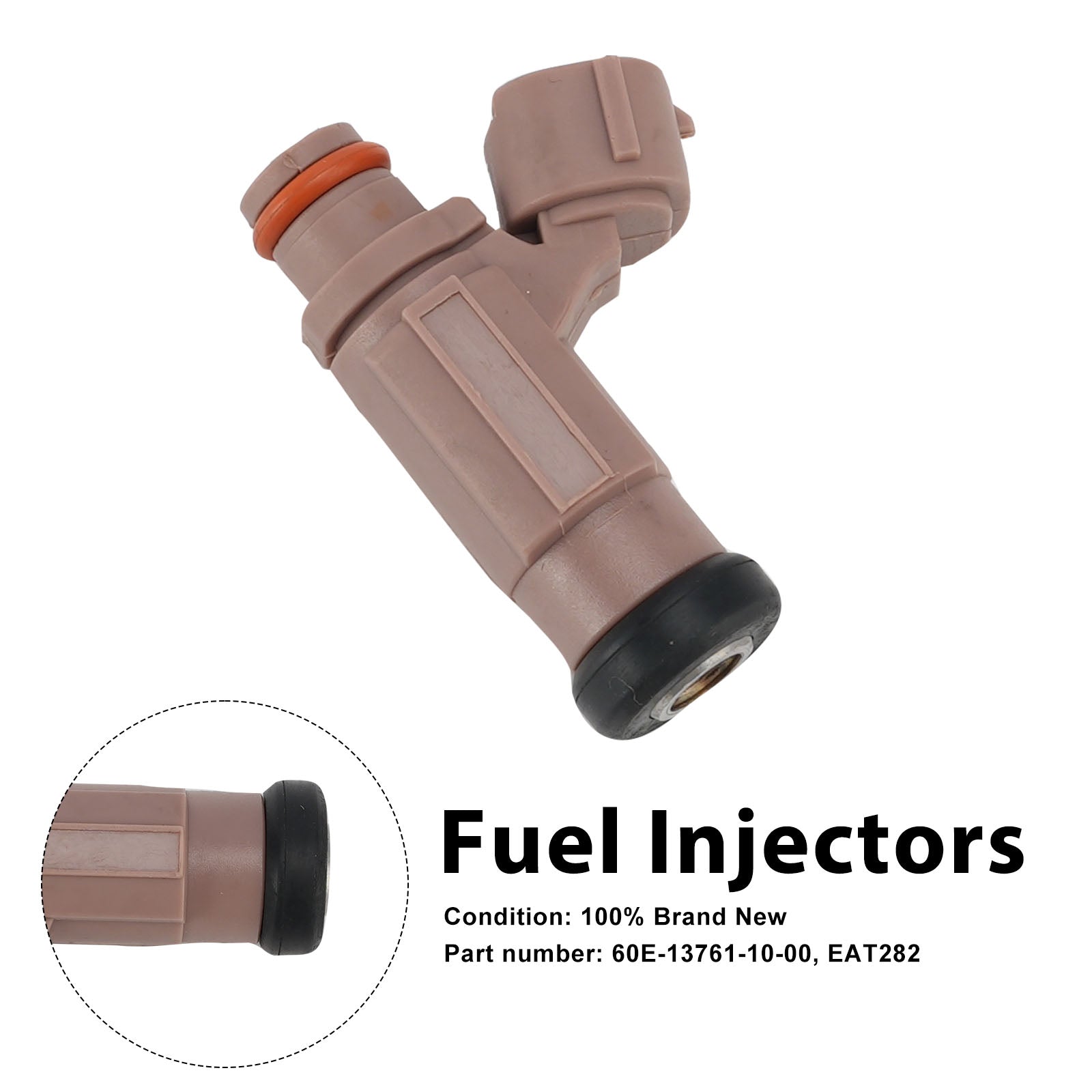 EAT282 Fuel Injectors 60E-13761-10-00 For Yamaha PWC FX SX AR VX