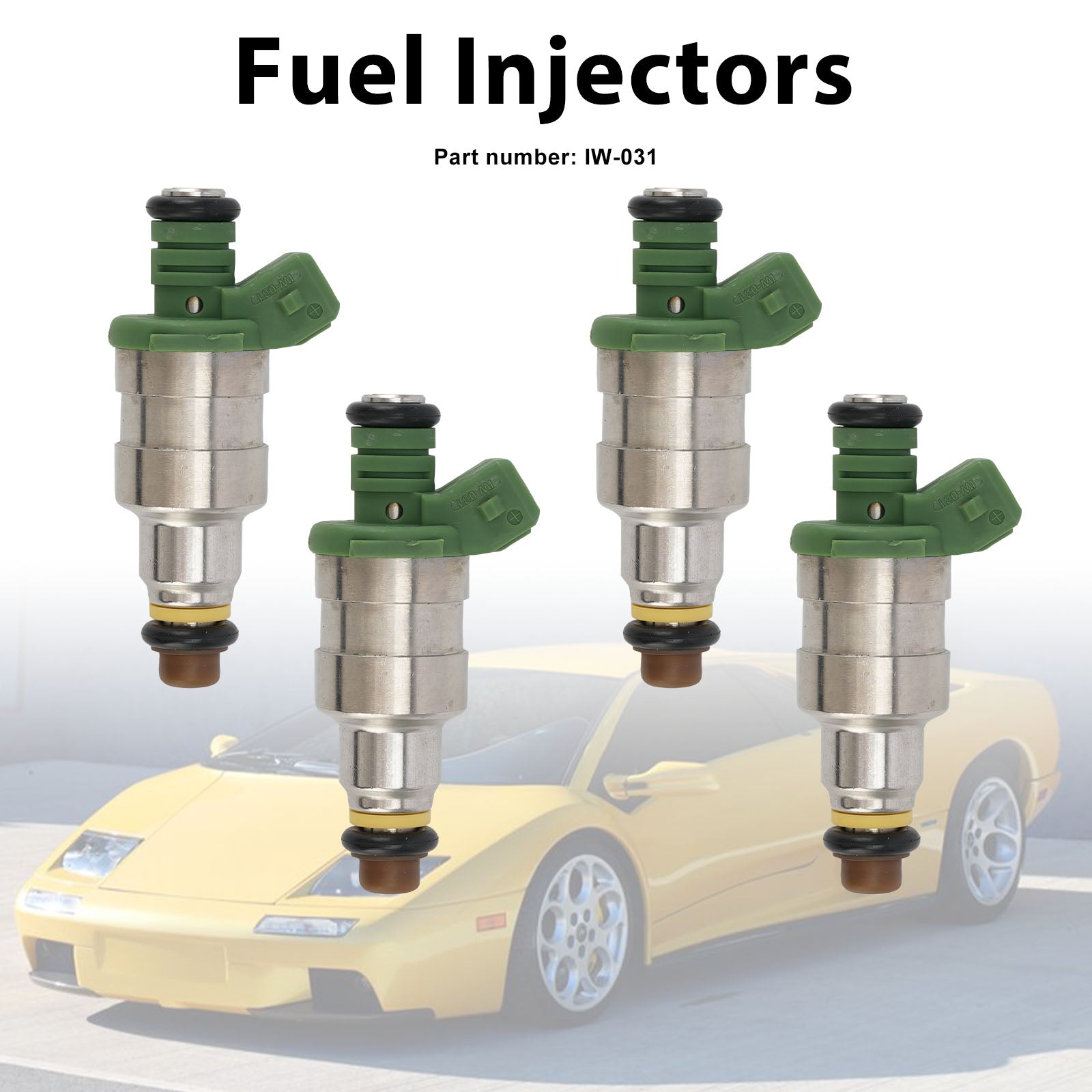 4PC IW031 Fuel Injectors IW-031 For Ducati Lamborghini Murcielago
