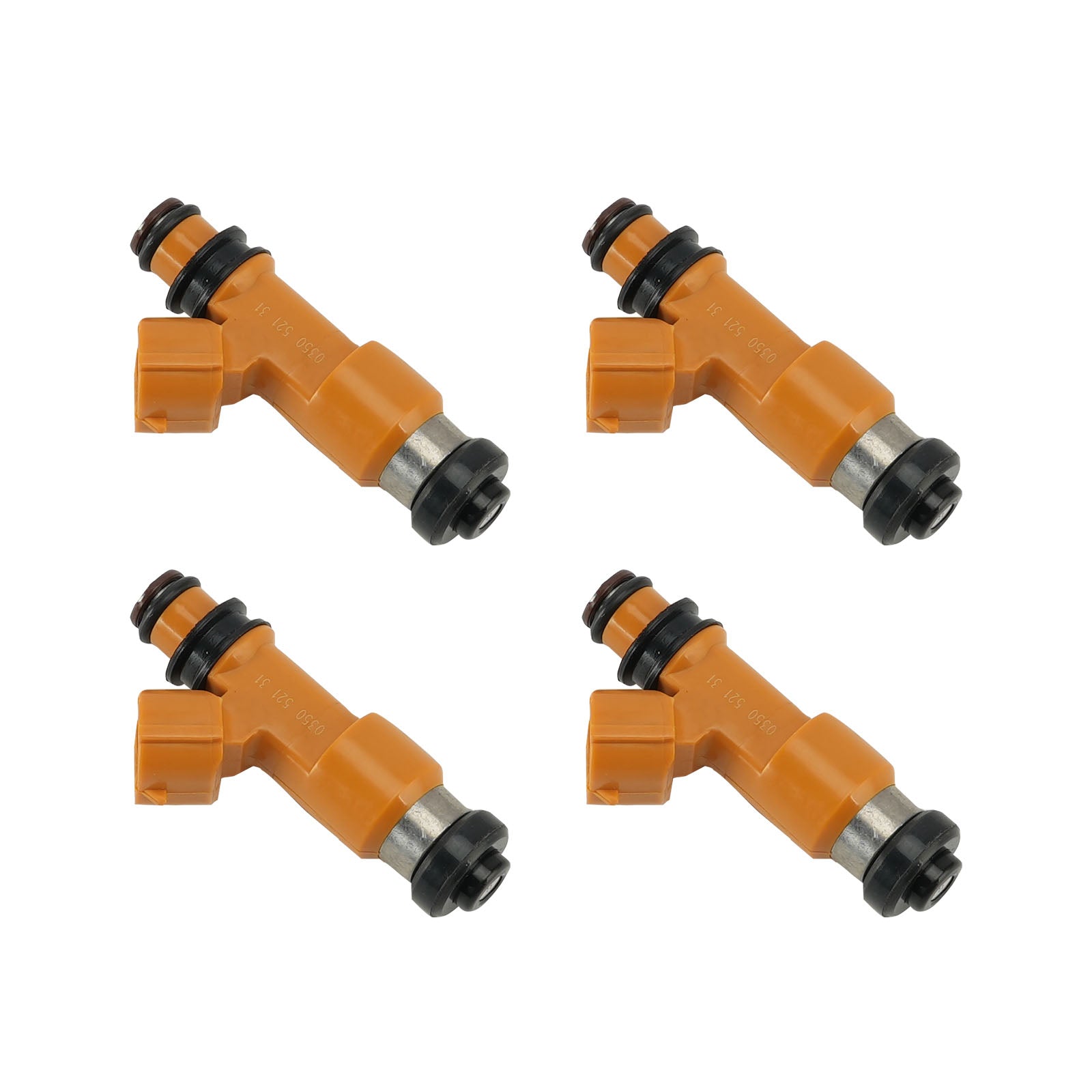 4PC Fuel Injectors 5VX-13761-00-00 For Yamaha FZ6 04-09 FZ6R 09-17