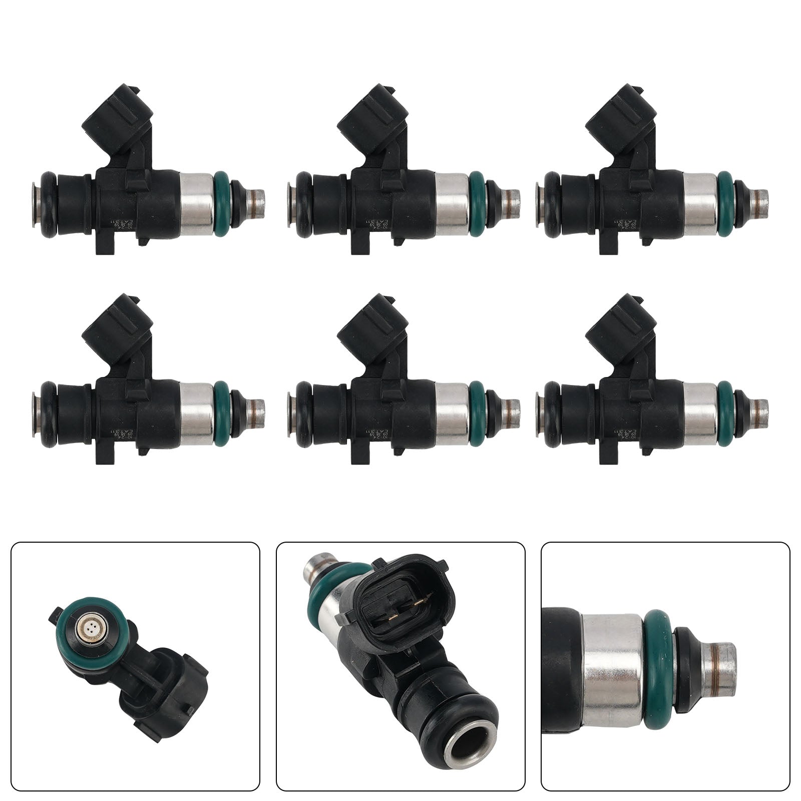 6PC Fuel Injectors 6AW-13761-00-00 For Yamaha Outboard 225/250/300/350HP