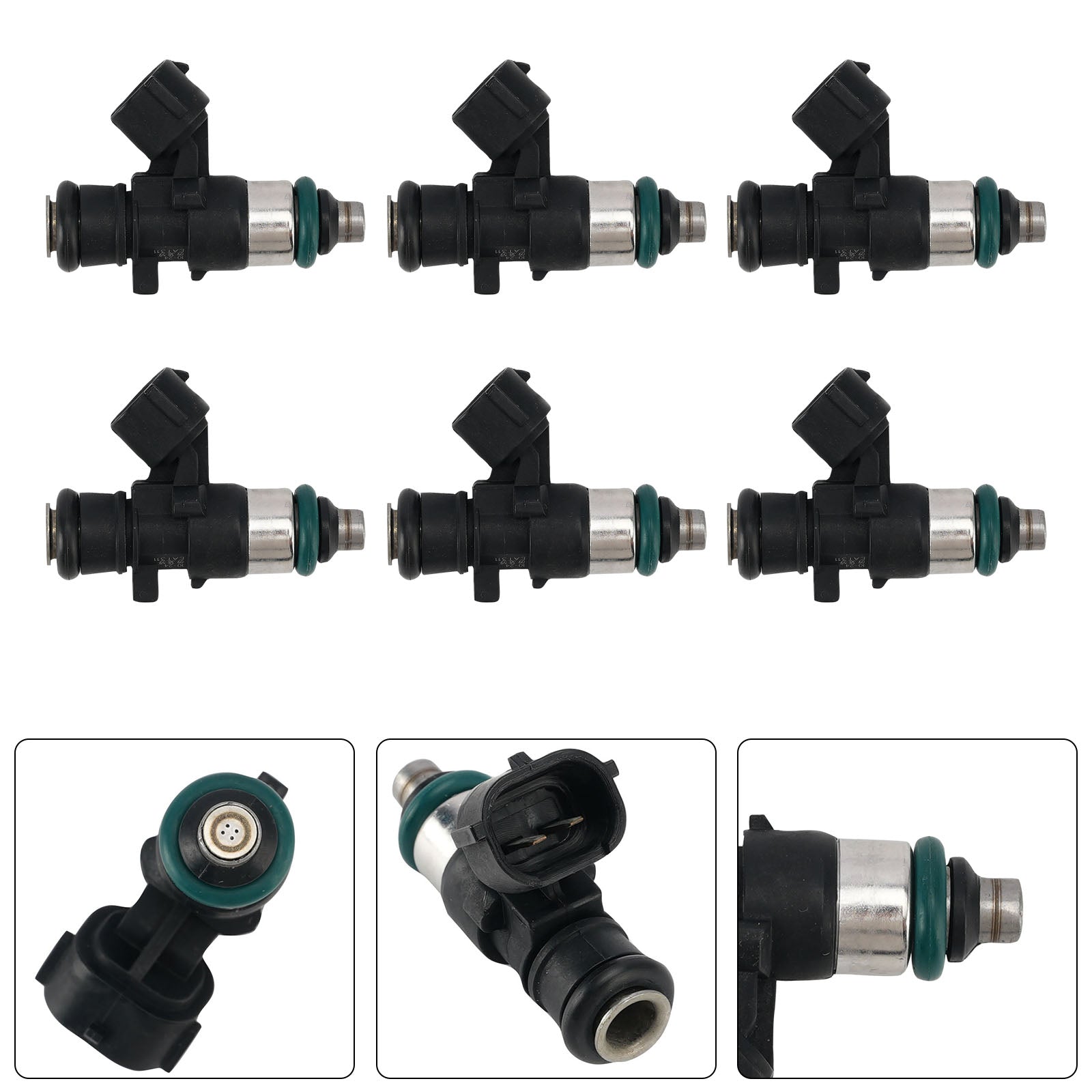 6PC Fuel Injectors 6AW-13761-01-00 For Yamaha Outboard 300HP LF300XSB2