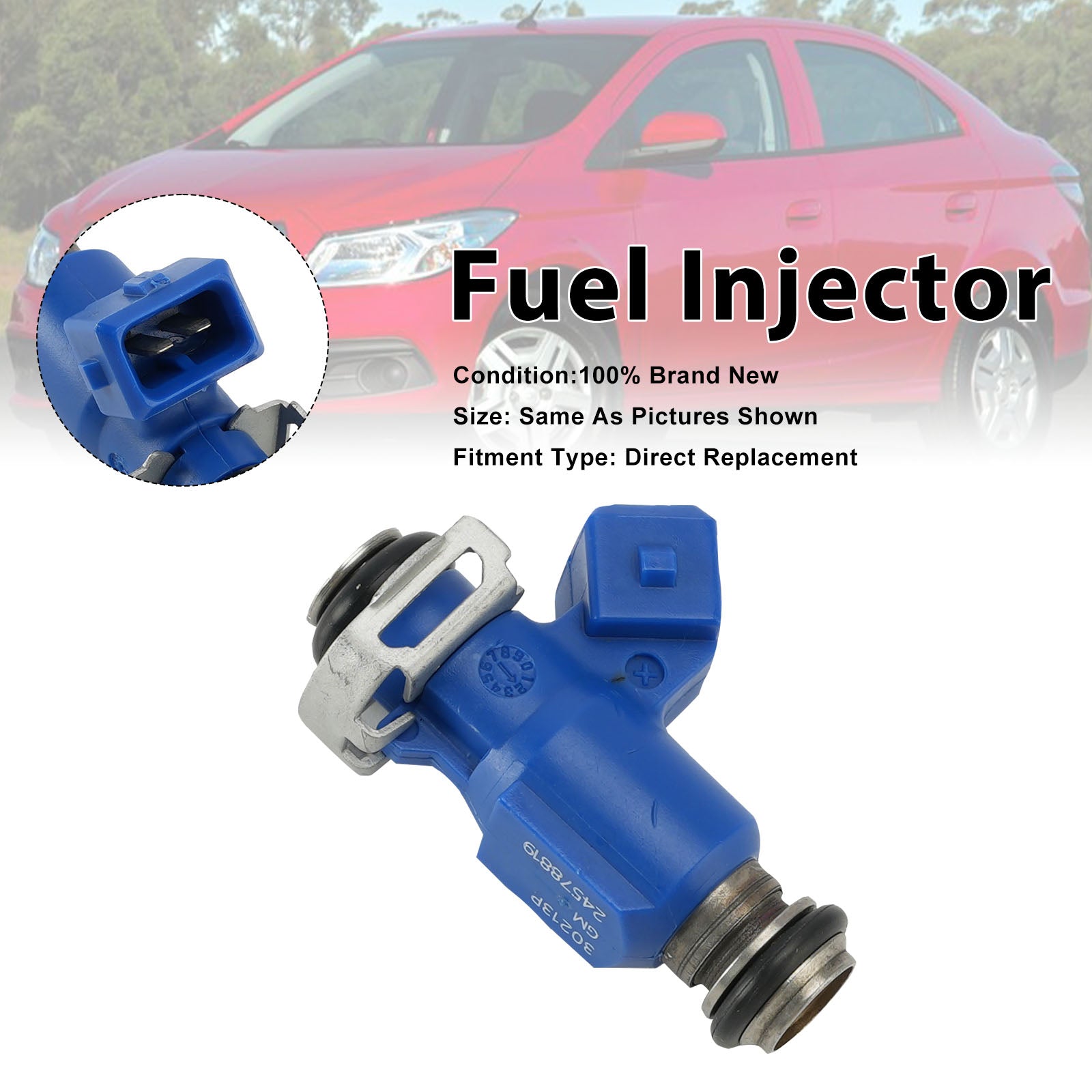 1Pcs Fuel Injector For Chevrolet Prisma Onix 1.0 8V 2013-2015 24578819