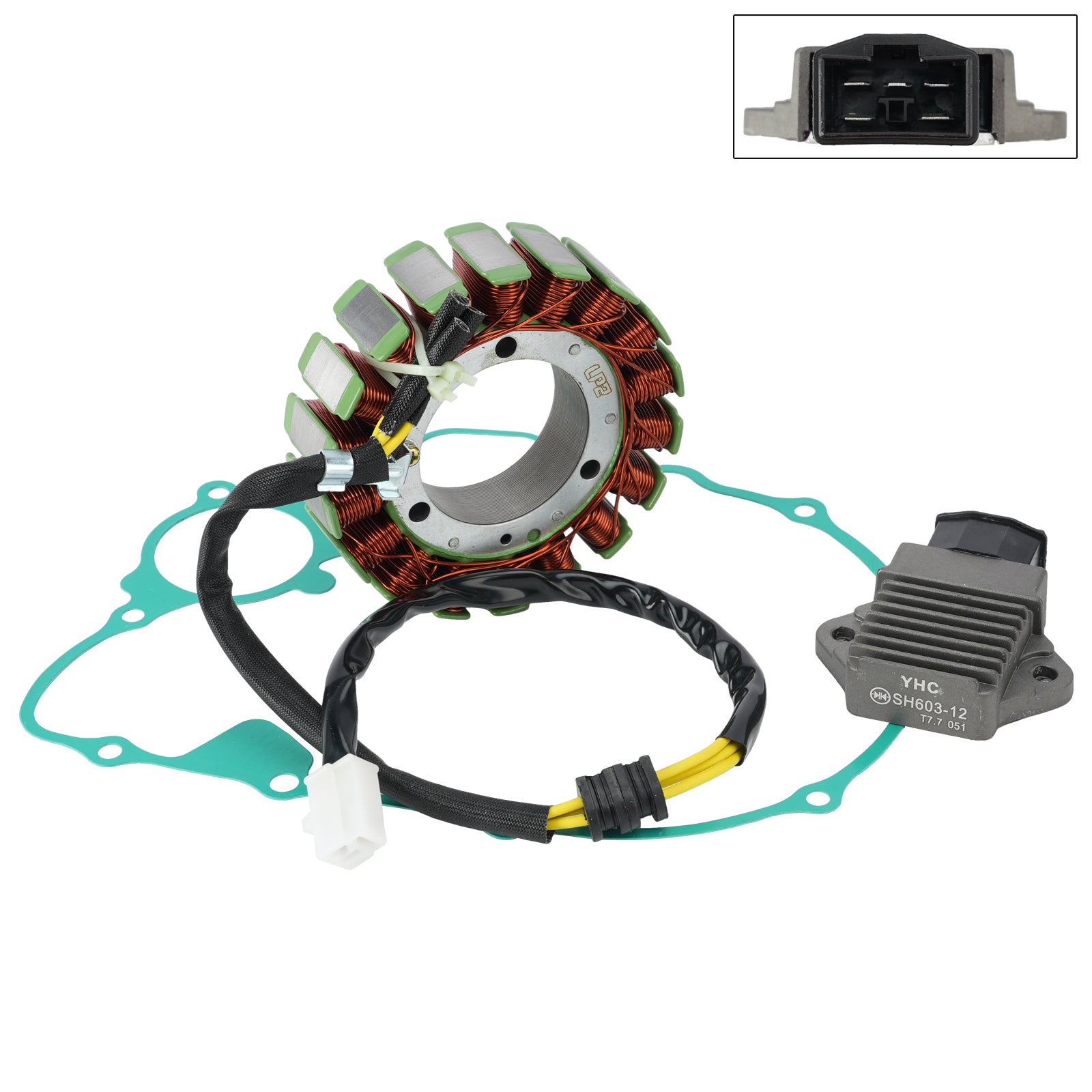Stator Regulator Rectifier with Gasket For Honda PC800 Pacific Coast 1989-1998