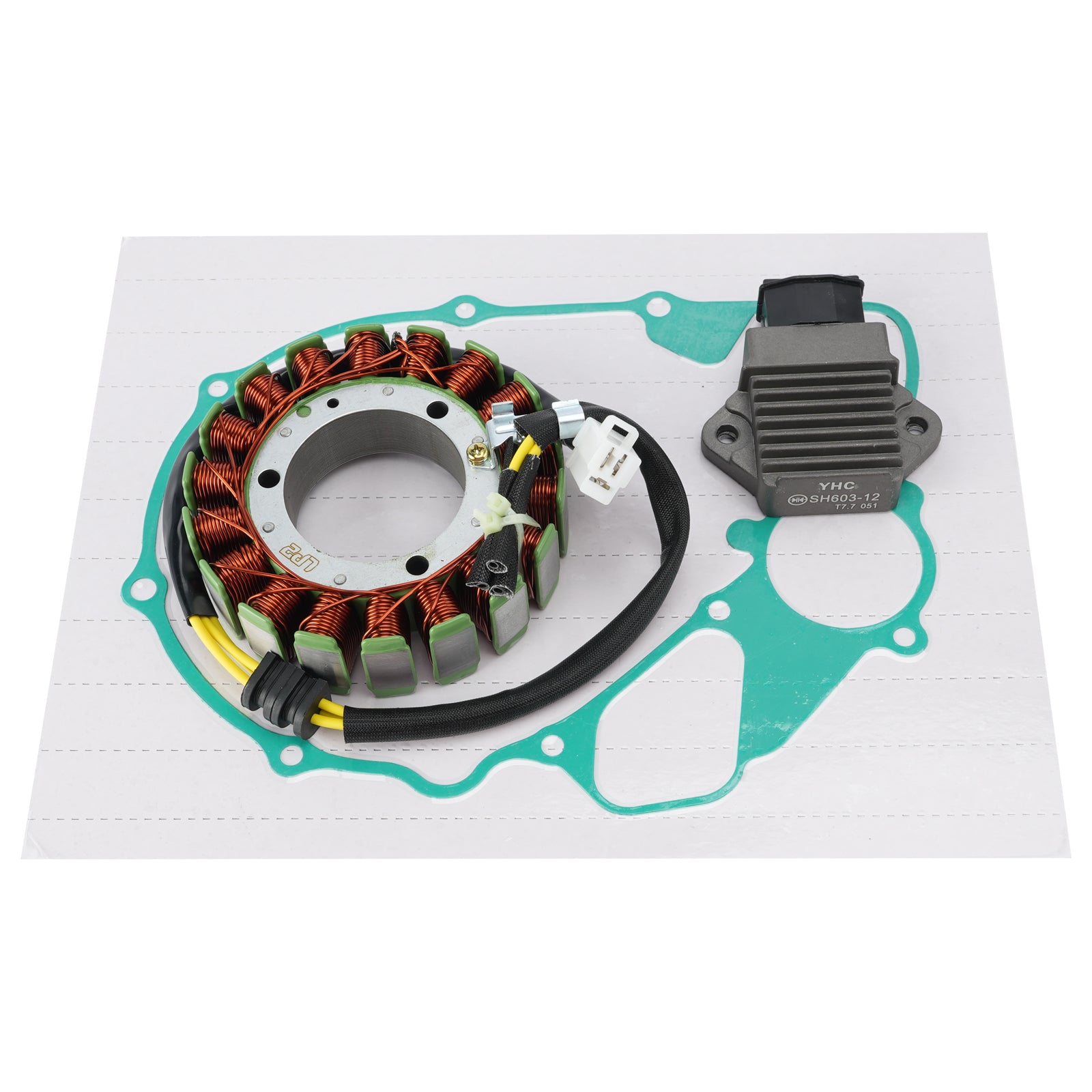 Stator Regulator Rectifier with Gasket For Honda PC800 Pacific Coast 1989-1998