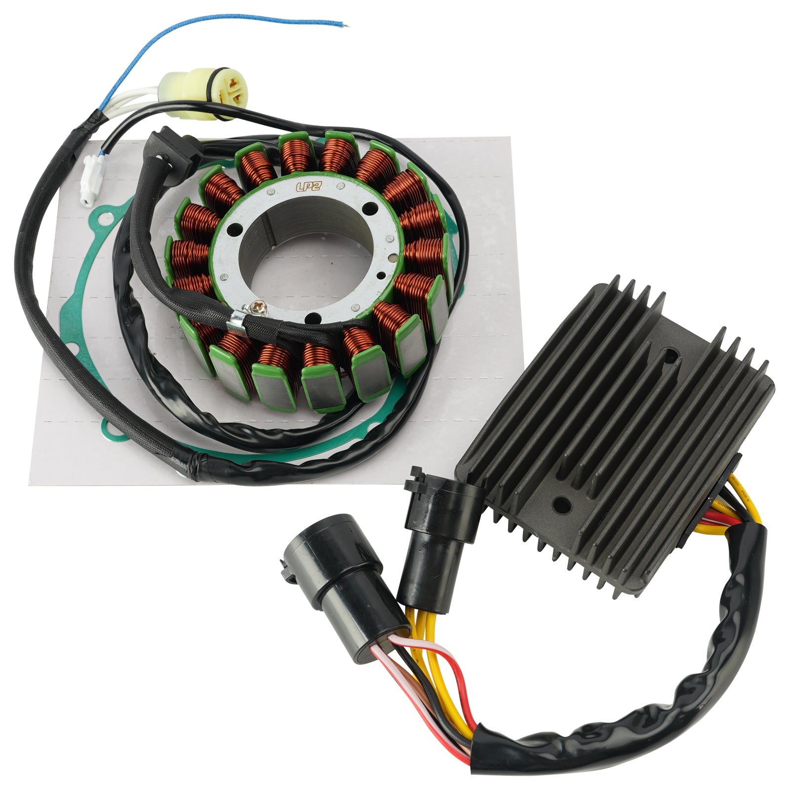 Stator Regulator Rectifier with Gasket For Kawasaki ZX12R Ninja ZX1200 2000-2001