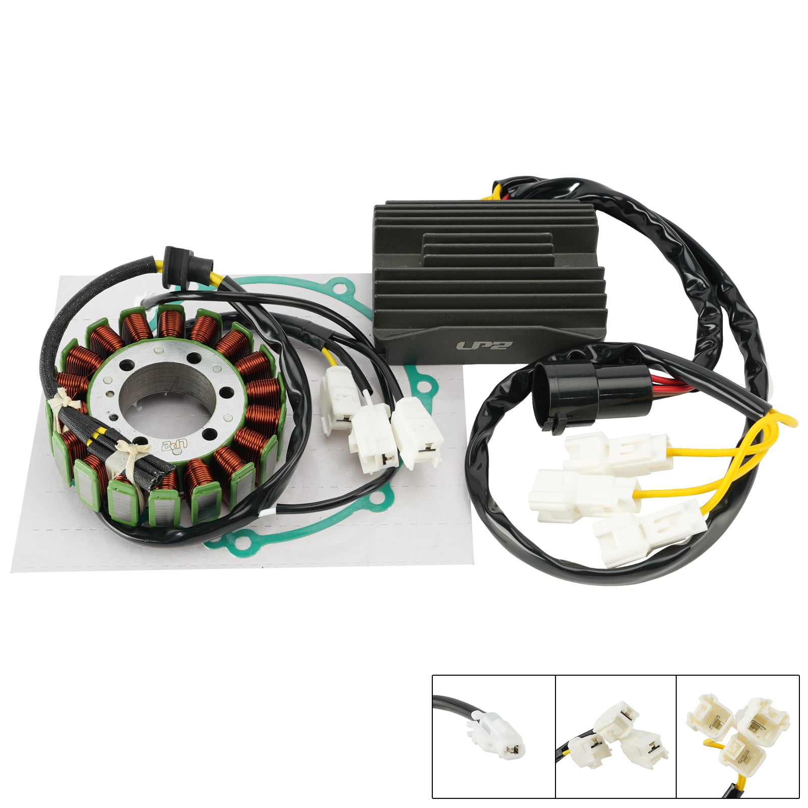 Stator Regulator Rectifier with Gasket For Kawasaki ZX12R Ninja ZX1200 2004-2006