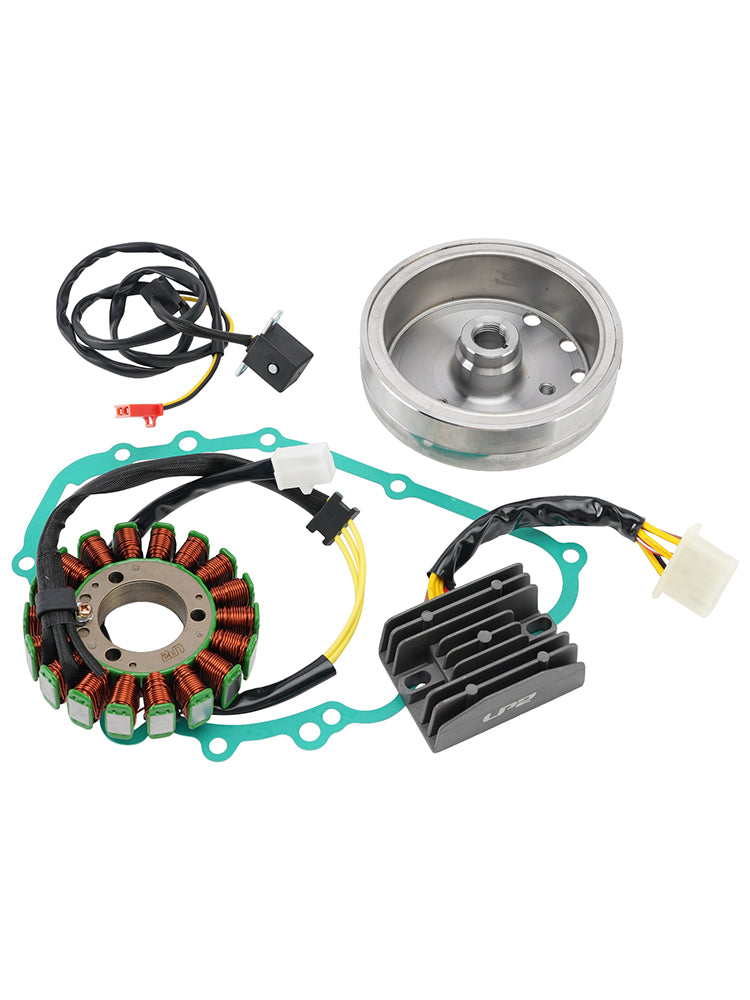 Flywheel Rotor Stator Regulator Gasket Kit For Kawasaki GPZ500 GPZ500S 1988-1995
