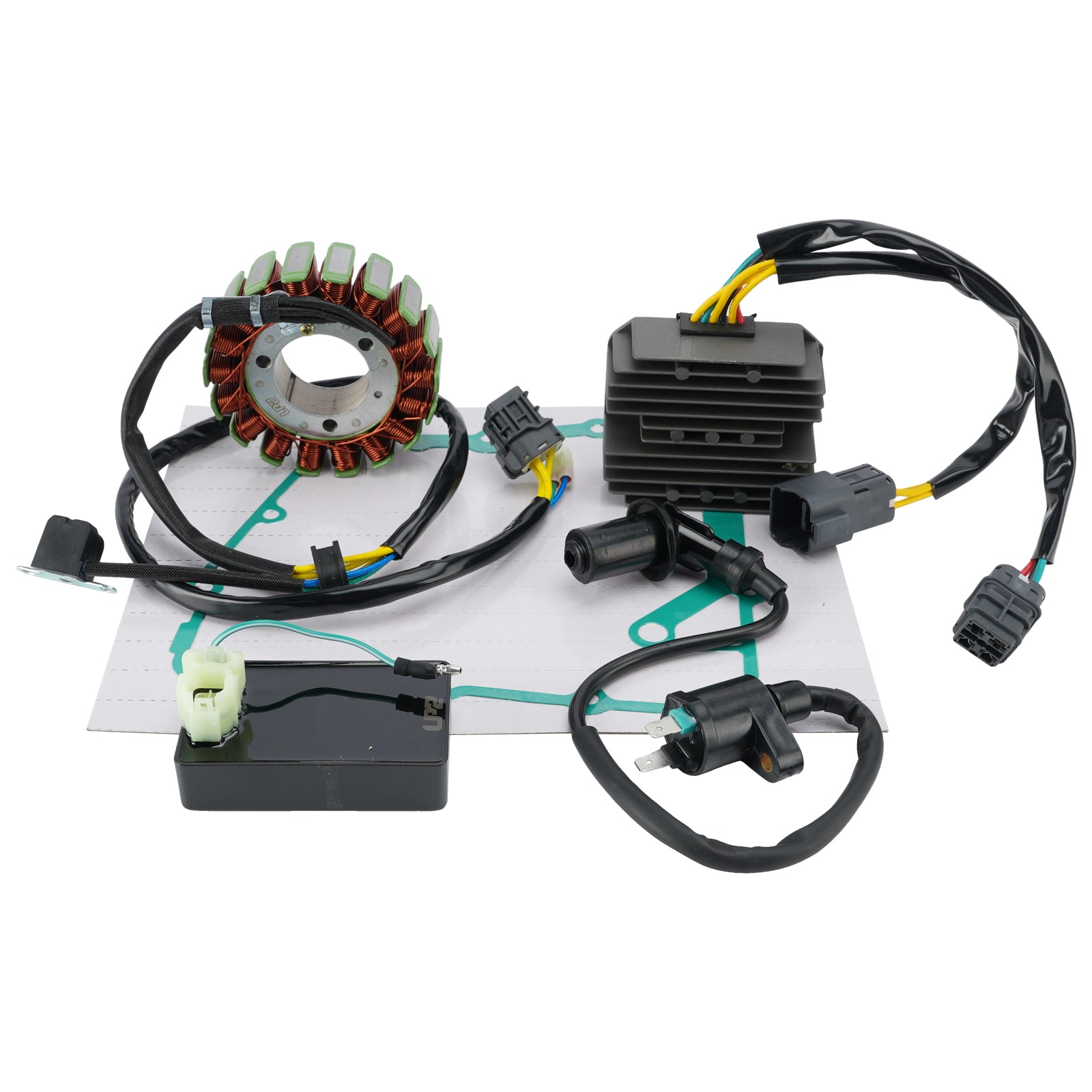 Stator Regulator CDI Box Ignition Coil Gasket Set For Can-Am DS 250 Bombardier