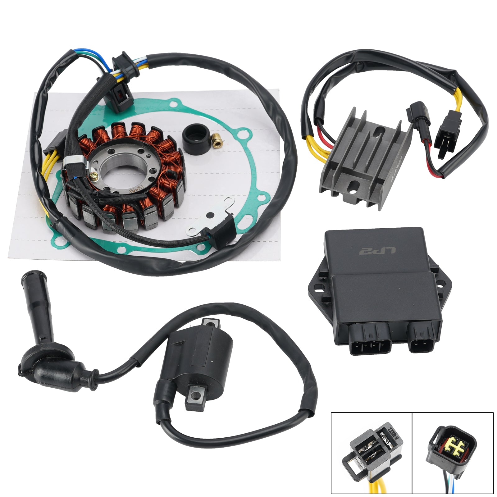 Stator Regulator CDI Box Ignition Coil Gasket For Suzuki DRZ400 DR-Z400S 00-24