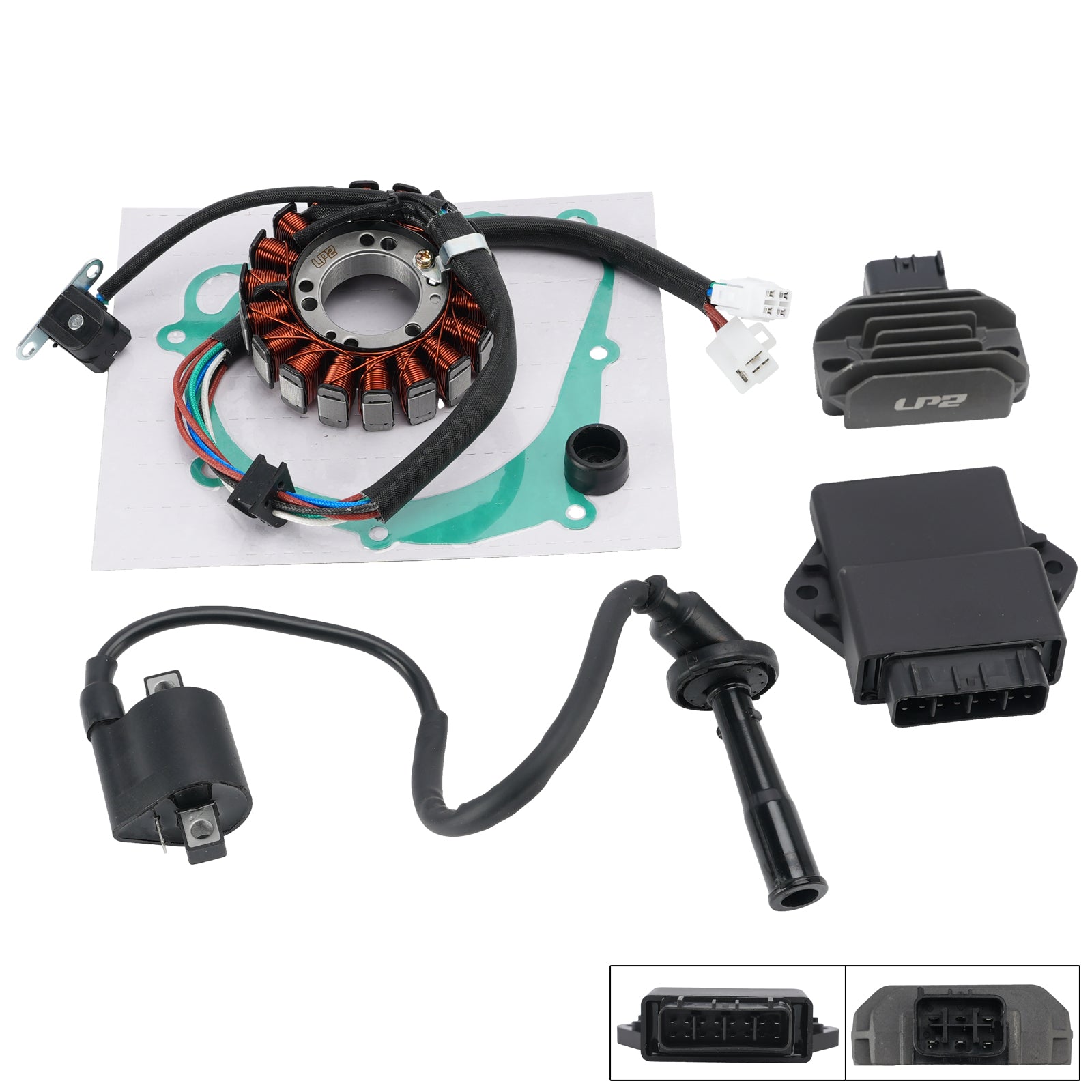Stator Regulator CDI Box Ignition Coil Gasket For Suzuki Quadsport LT-Z400 03-08
