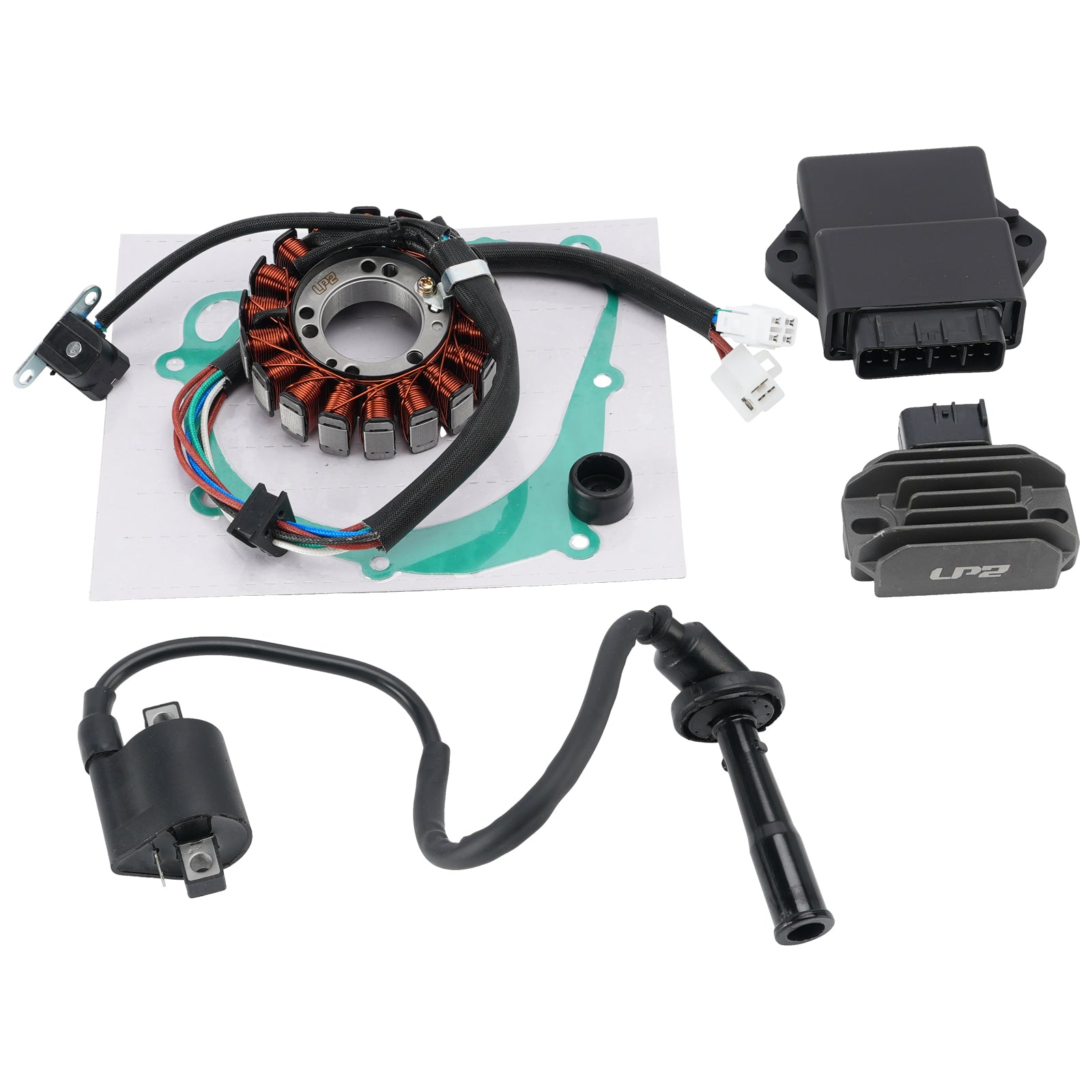Stator Regulator CDI Box Ignition Coil Gasket For Suzuki Quadsport LT-Z400 03-08
