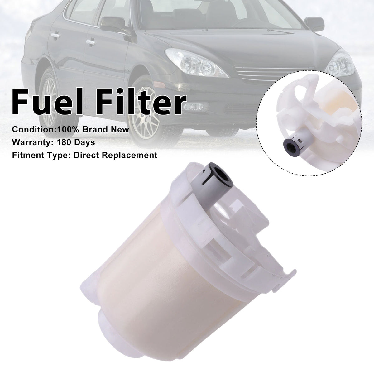 Fuel Filter For Toyota Corolla 2003-2004 For Lexus ES300 2001-2003 23300-21010
