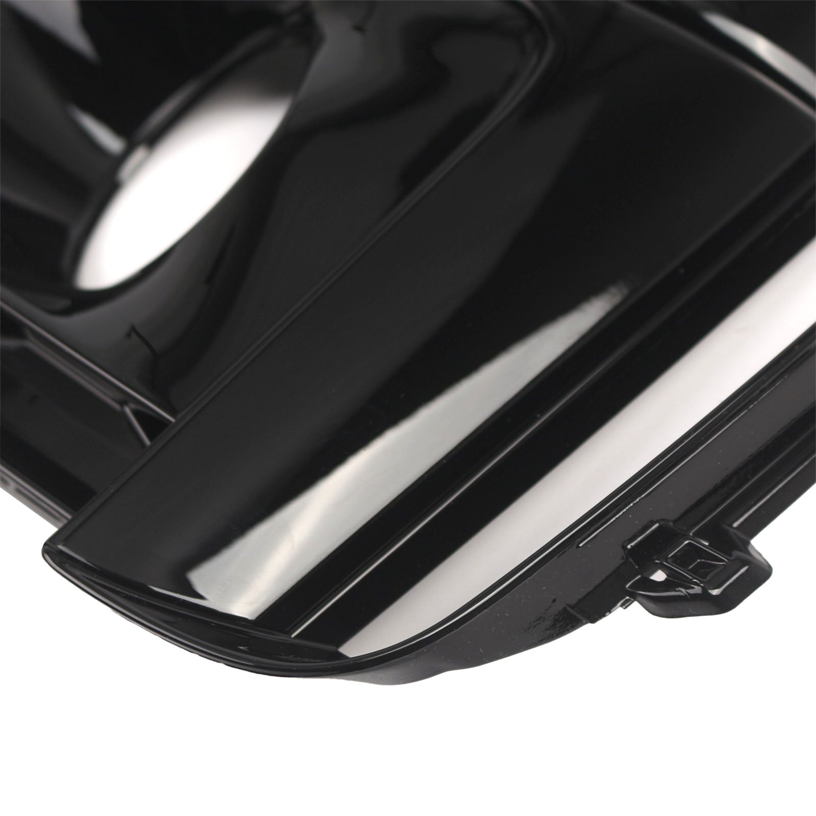 2PCS Front Bumper Fog Light Grille Cover Fit Audi A5 S5 S-Line 2018-2019