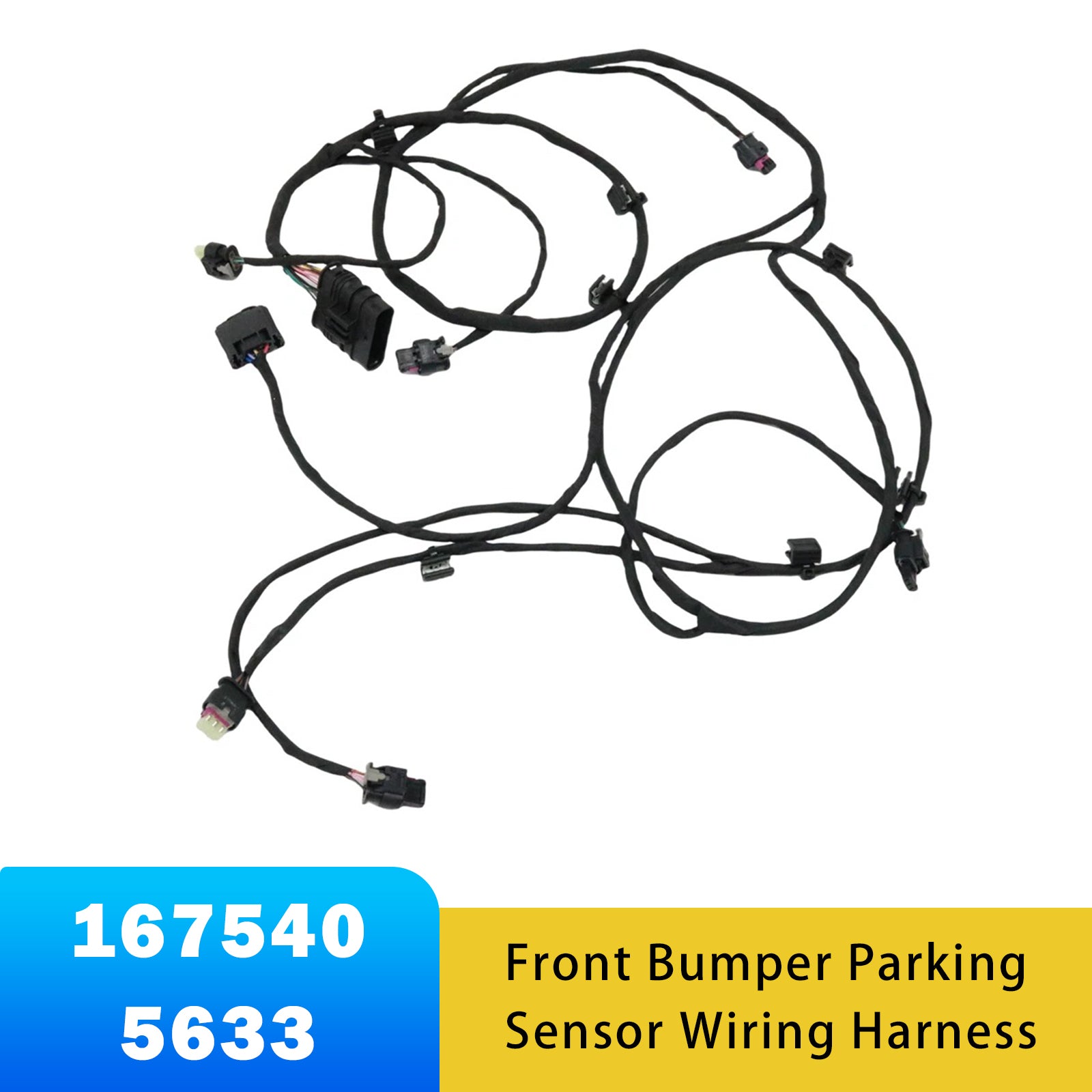Front Bumper Parking Sensor Wiring Harness for Mercedes-Benz 1675405633