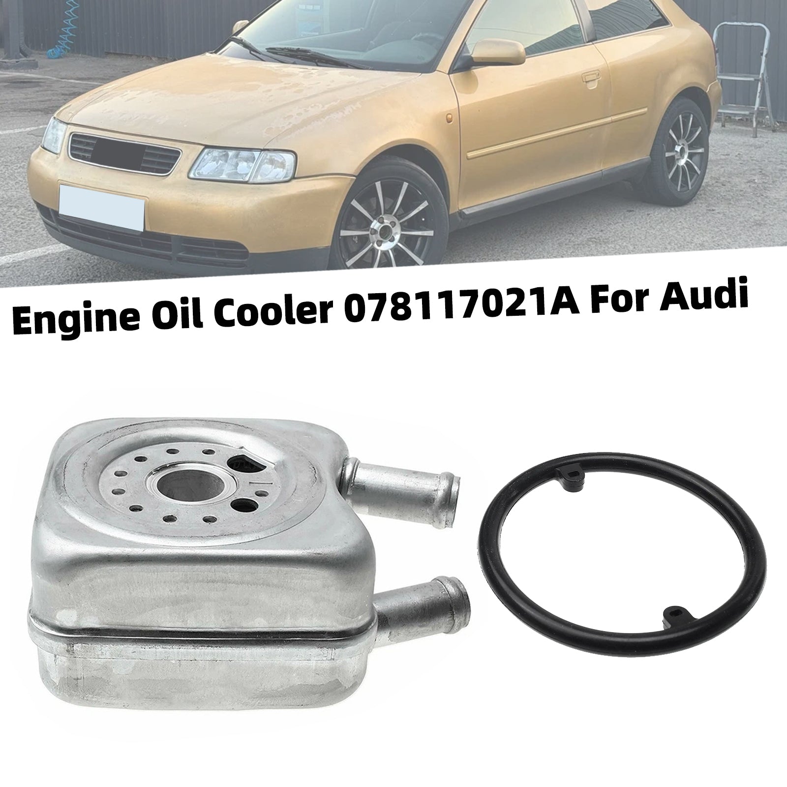 Engine Oil Cooler 078117021A For Audi
