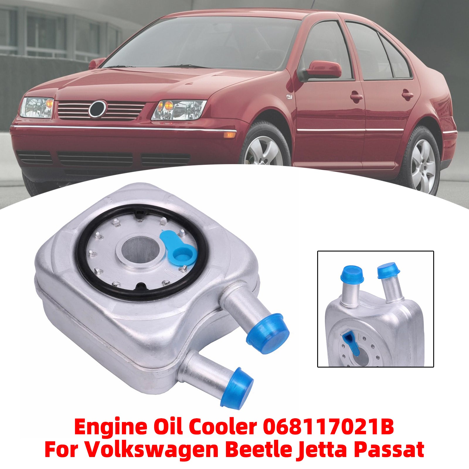 Engine Oil Cooler 068117021B For Volkswagen Beetle Jetta Passat