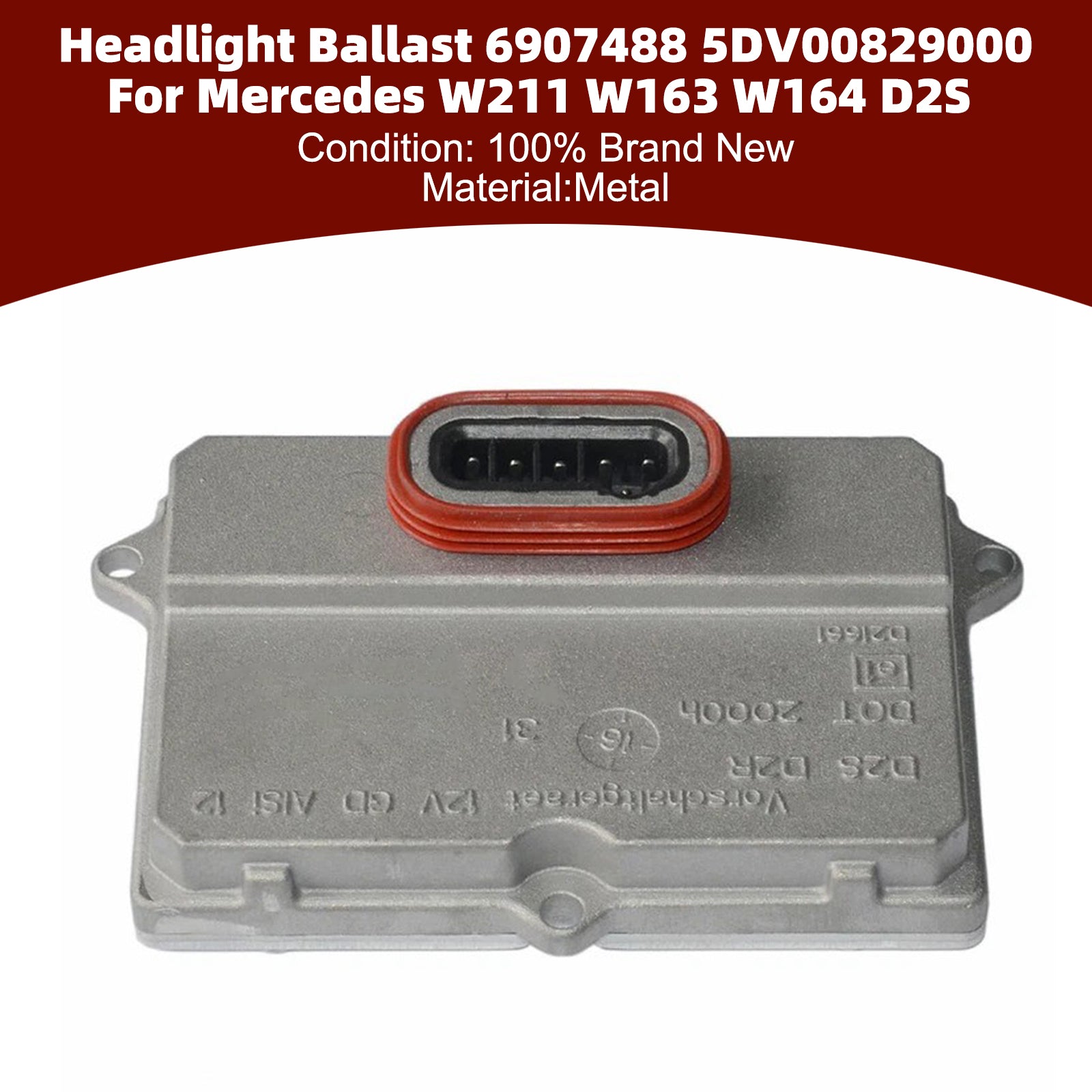 Headlight Ballast 6907488 5DV00829000 For Mercedes W211 W163 W164 D2S