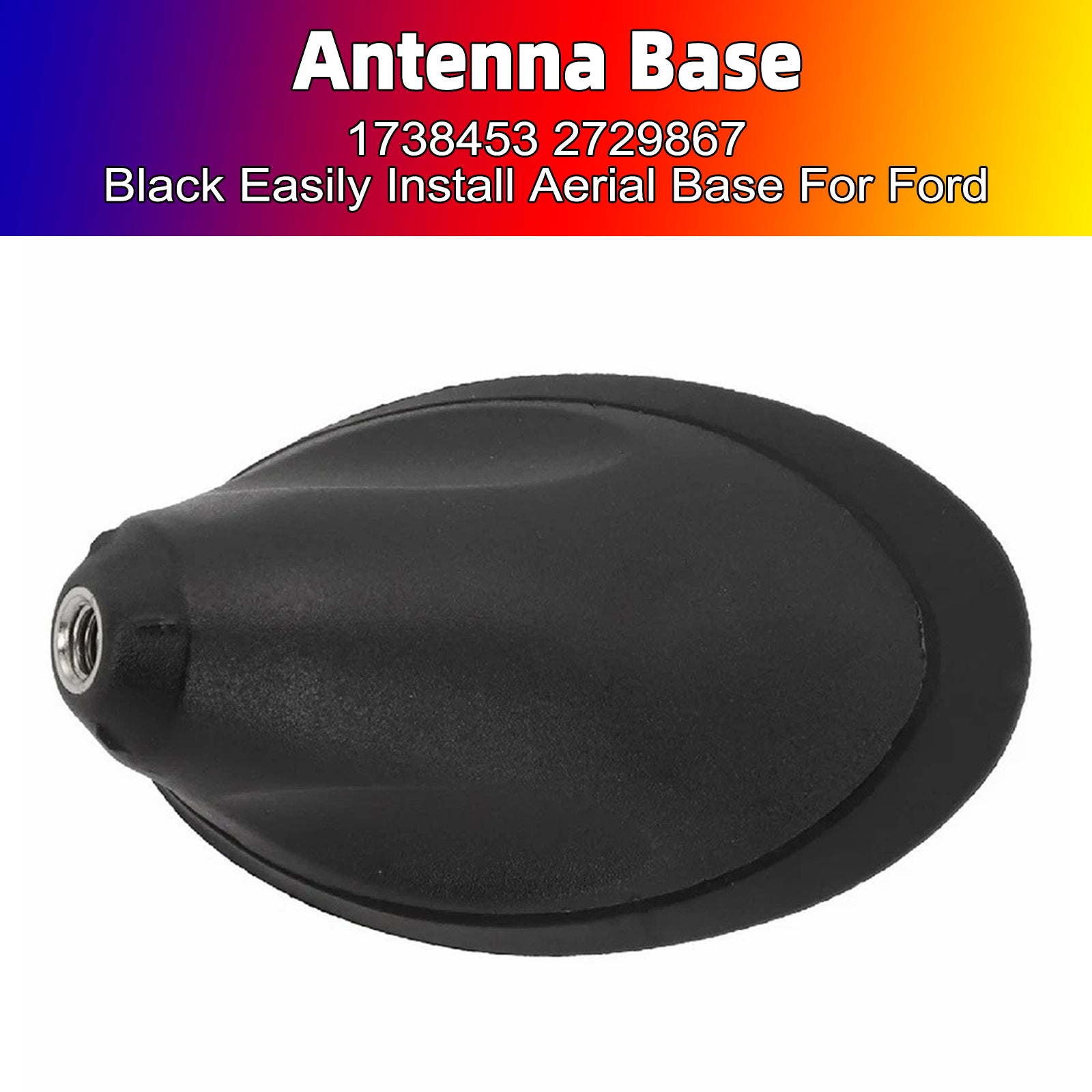Antenna Base 1738453 2729867 Black Easily Install Aerial Base For Ford