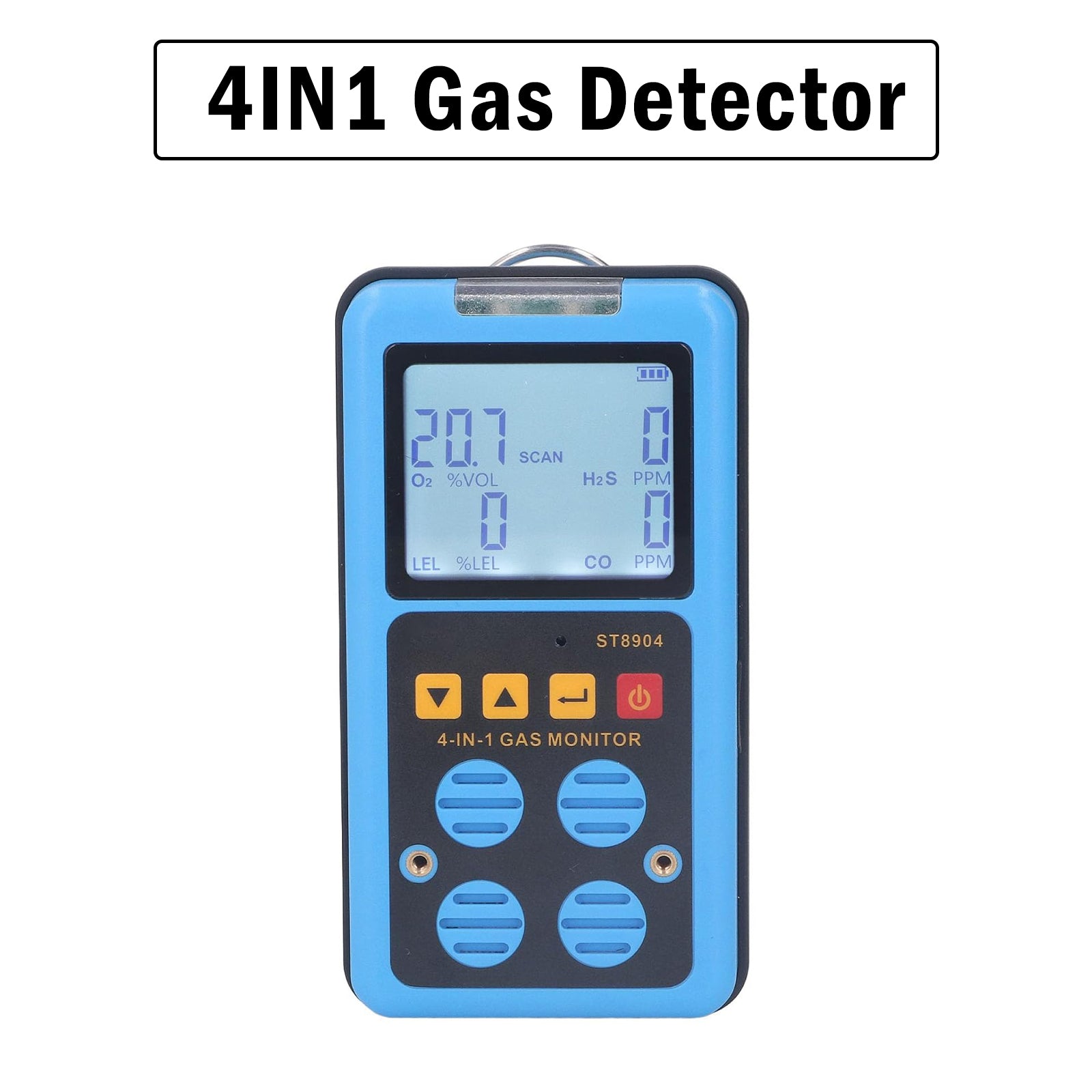 ST8904 4IN1 Gas Detector Professional Multifunctional O2 CO H20 LEL Alarm