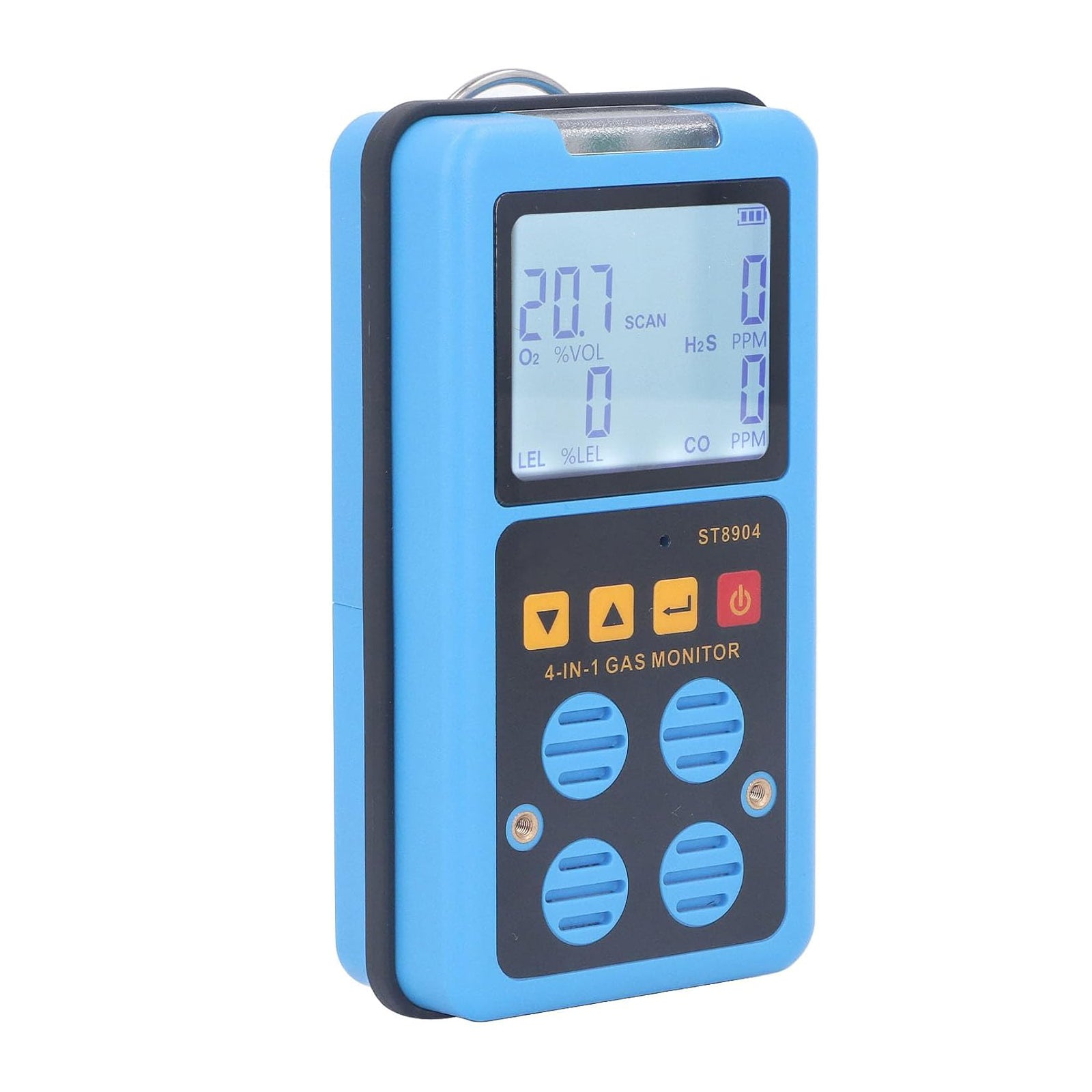 ST8904 4IN1 Gas Detector Professional Multifunctional O2 CO H20 LEL Alarm