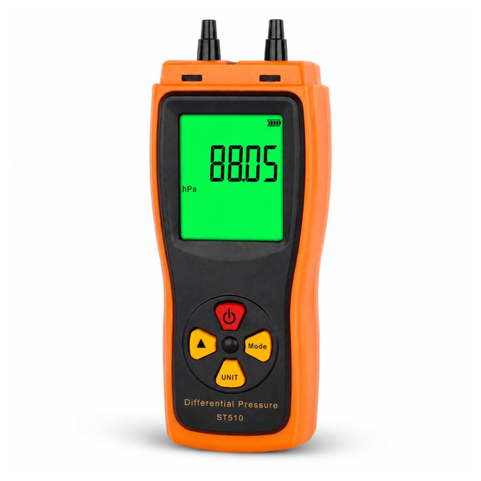 ST510 Digital Manometer Low Pressure Accurate Air Pressure Meter 0~100hPa