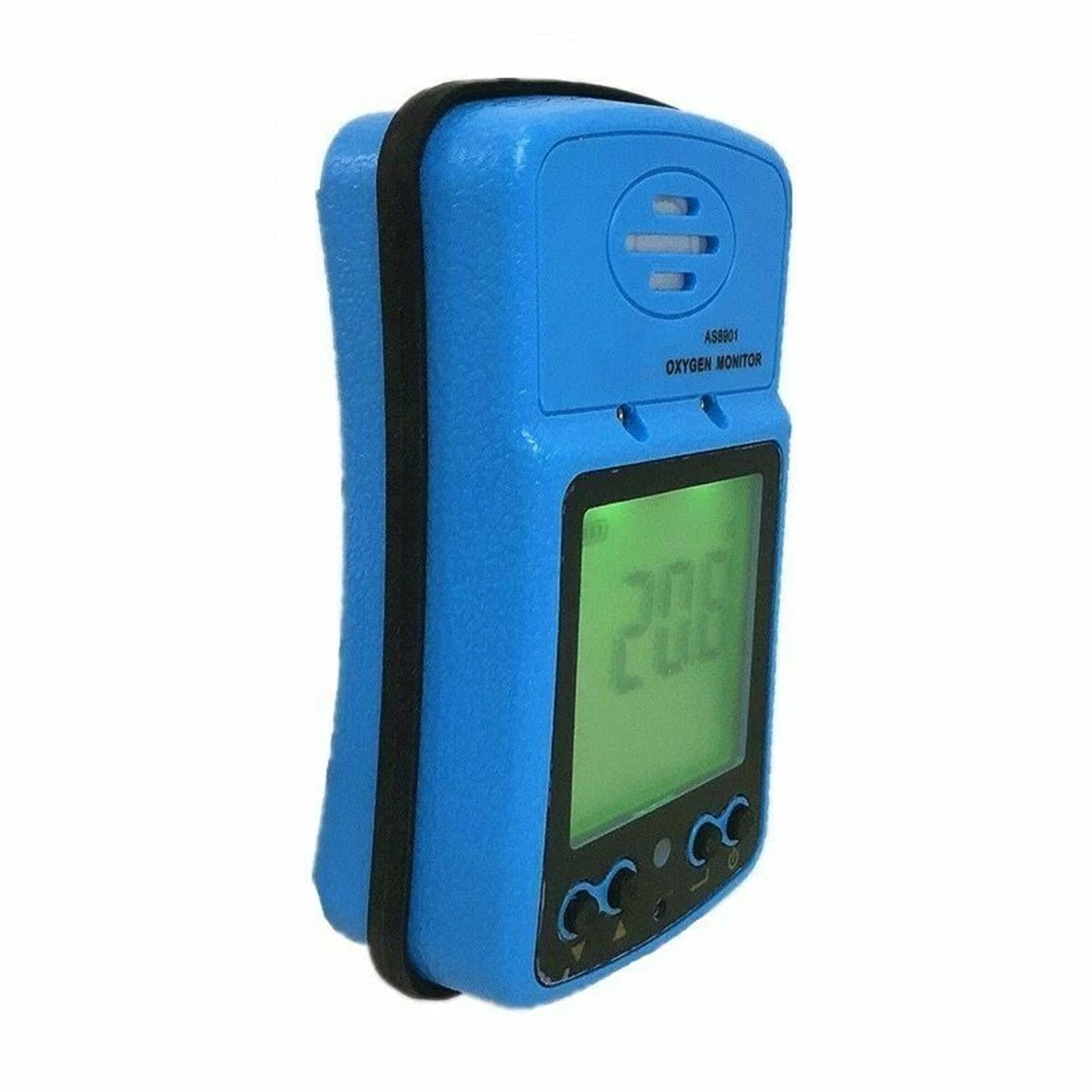 AS8901 Oxygen Monitor O2 Gas Detector 0-30% VOL Sound Light Alarm