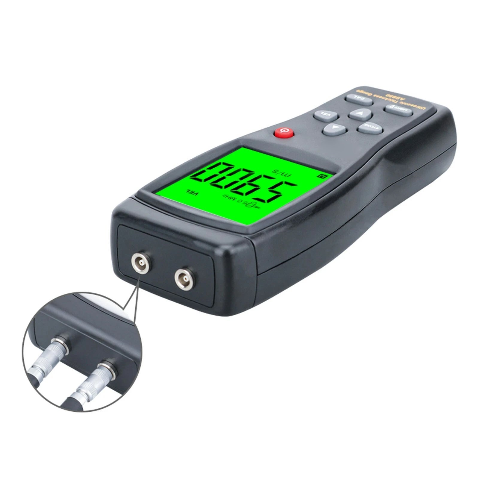 AS850 Portable Digital Ultrasonic Steel Plate Thickness Gauge 1000~9999m/s