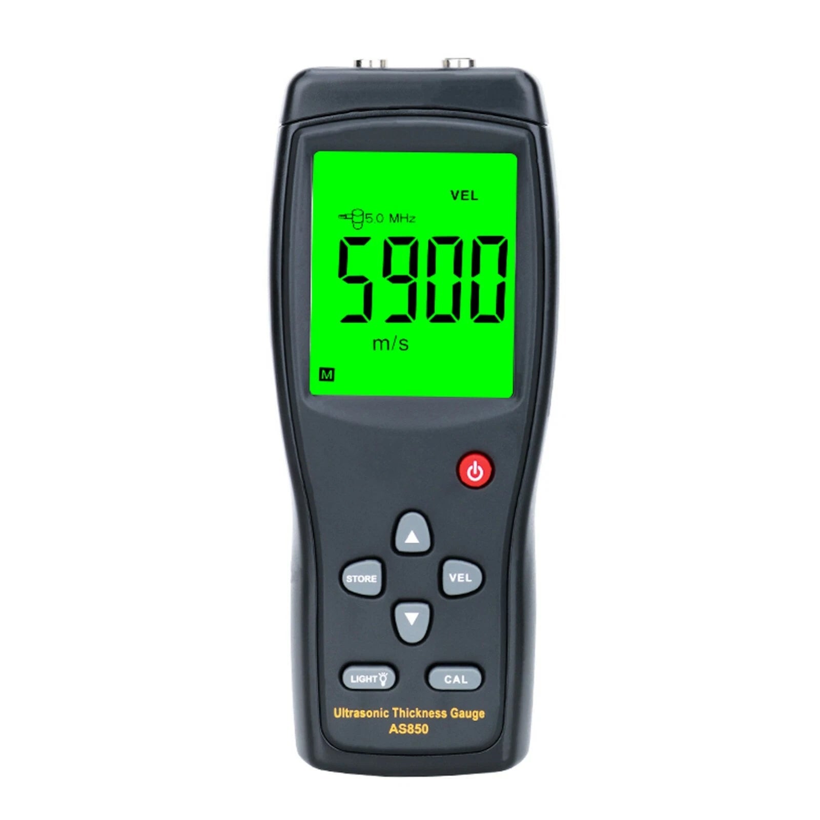AS850 Portable Digital Ultrasonic Steel Plate Thickness Gauge 1000~9999m/s