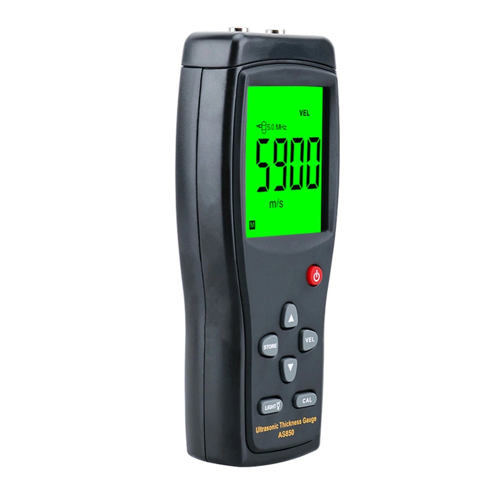 AS850 Portable Digital Ultrasonic Steel Plate Thickness Gauge 1000~9999m/s