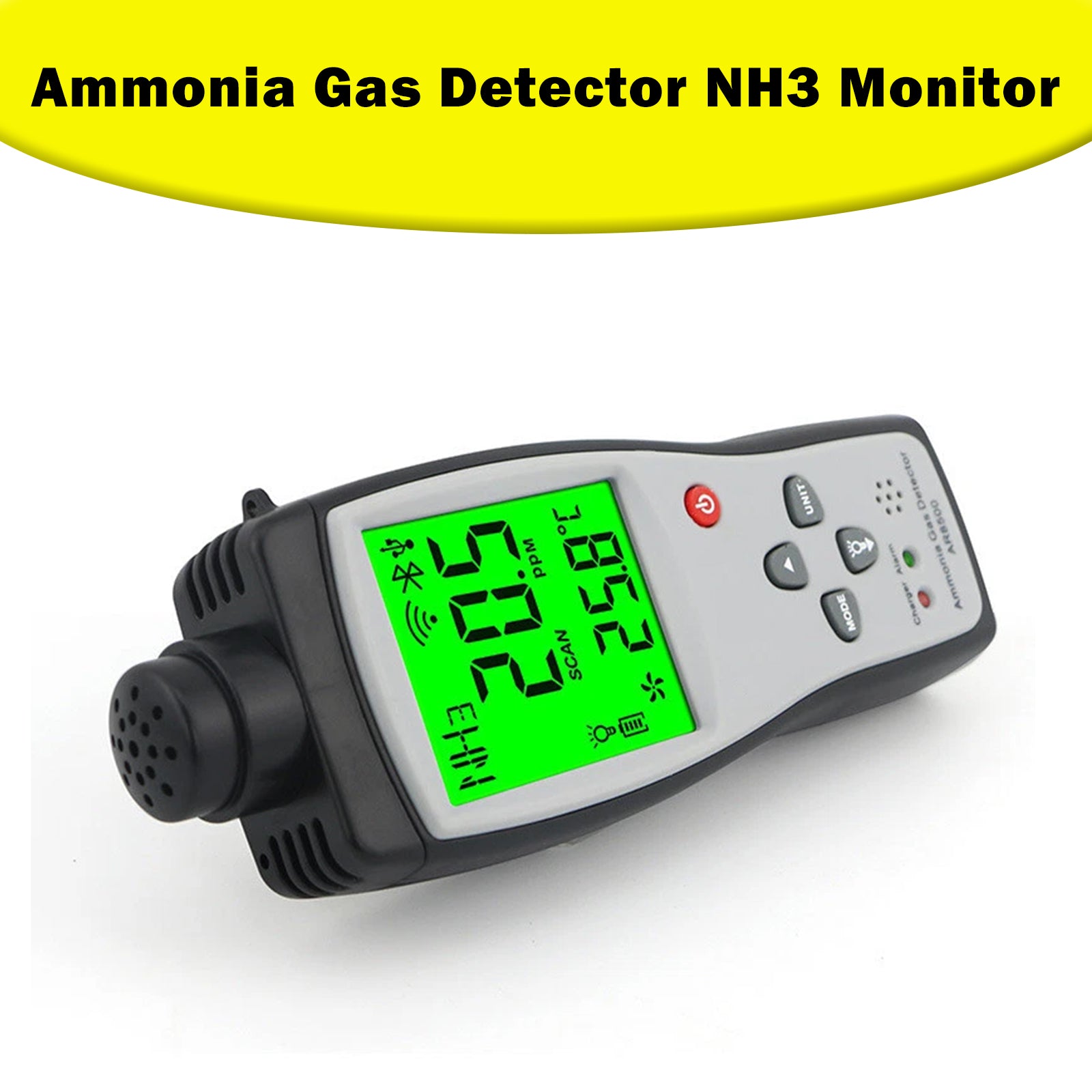 AR8500 Ammonia Gas Detector NH3 Monitor NH3 Gas Analyzer 0-100PPM