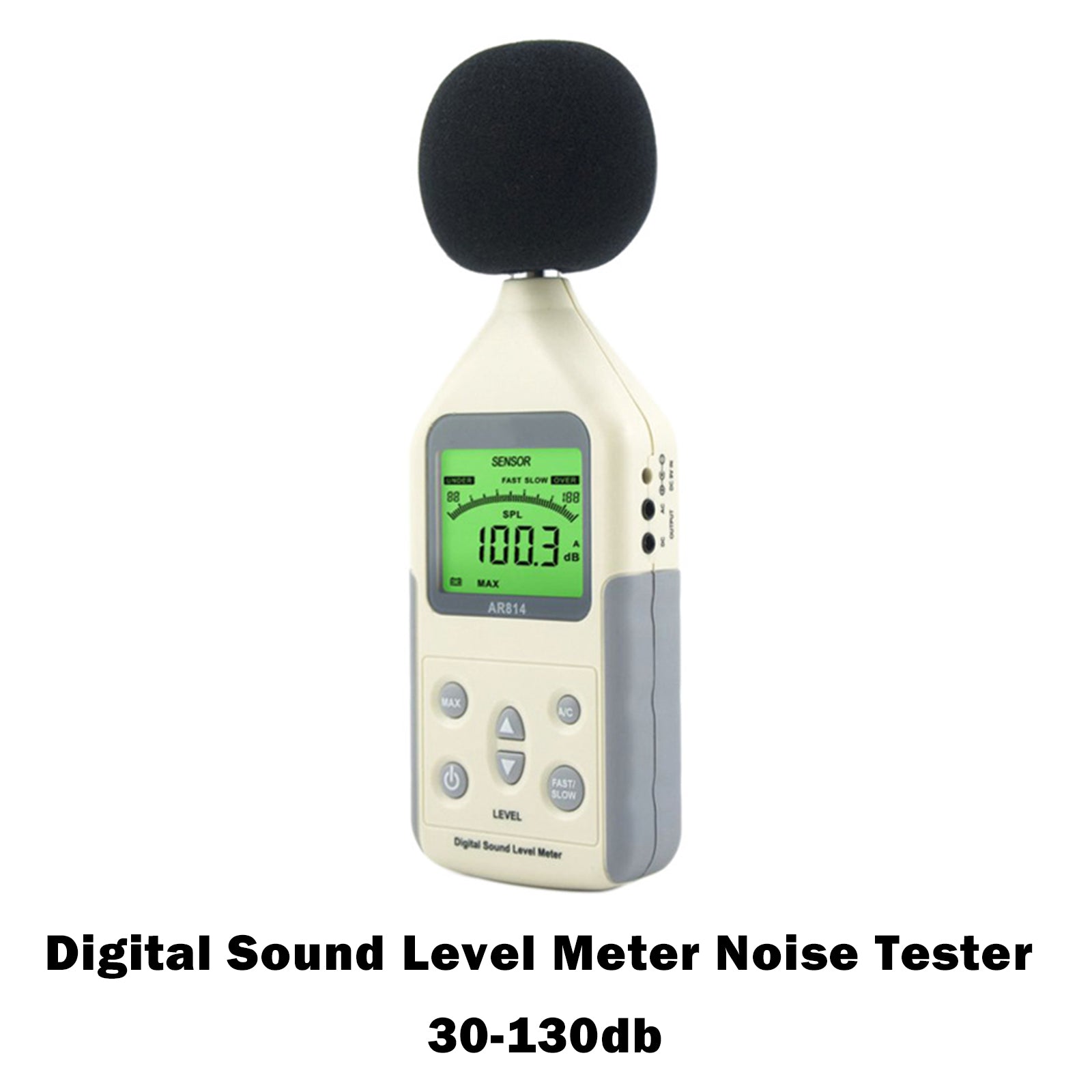 AR814 Digital Sound Level Meter Noise Tester 30-130db