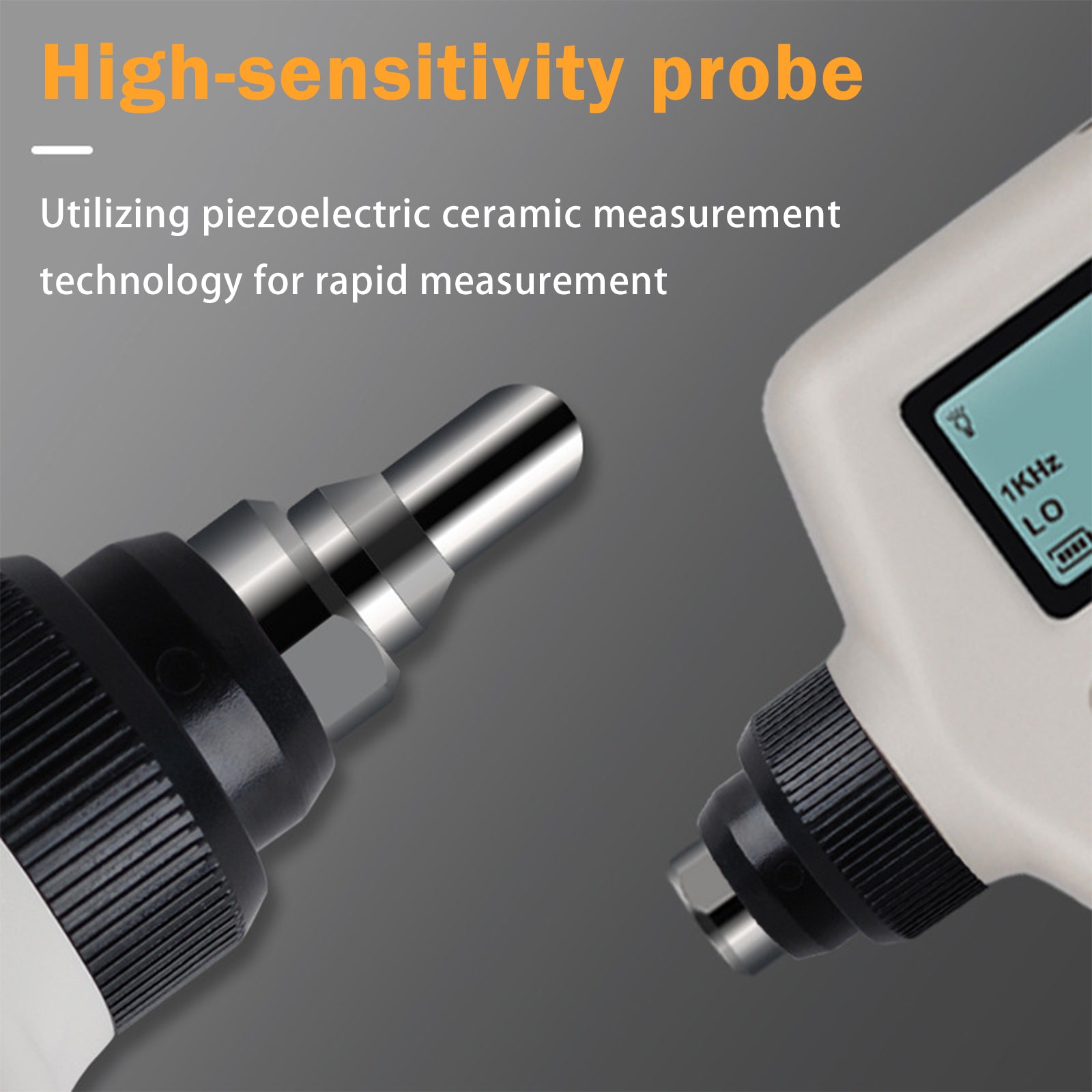 R63A Digital Handheld Vibration Sensor Meter Case Gauge Measure Tester