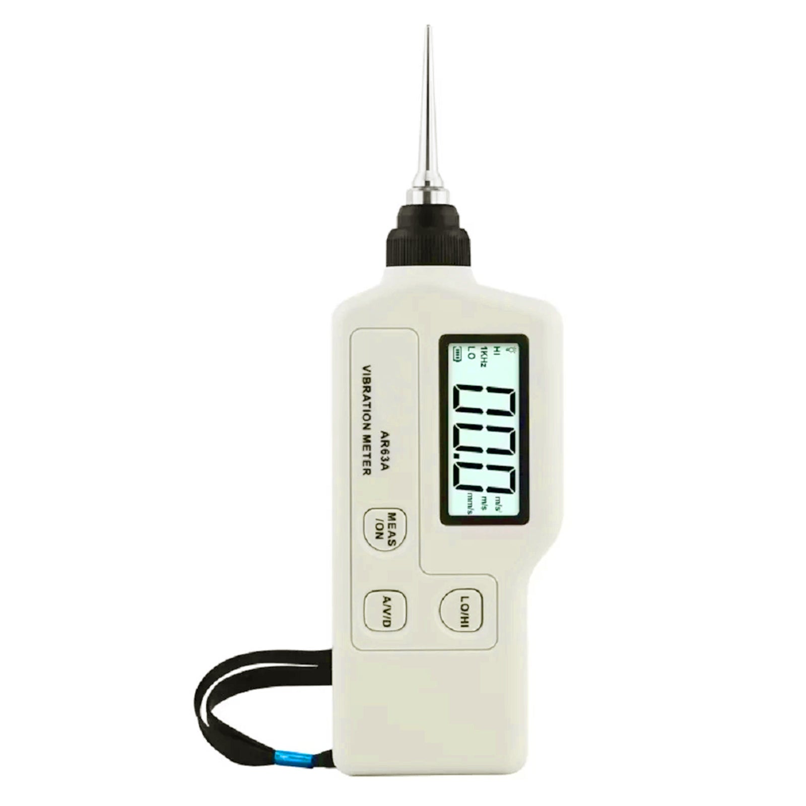 R63A Digital Handheld Vibration Sensor Meter Case Gauge Measure Tester