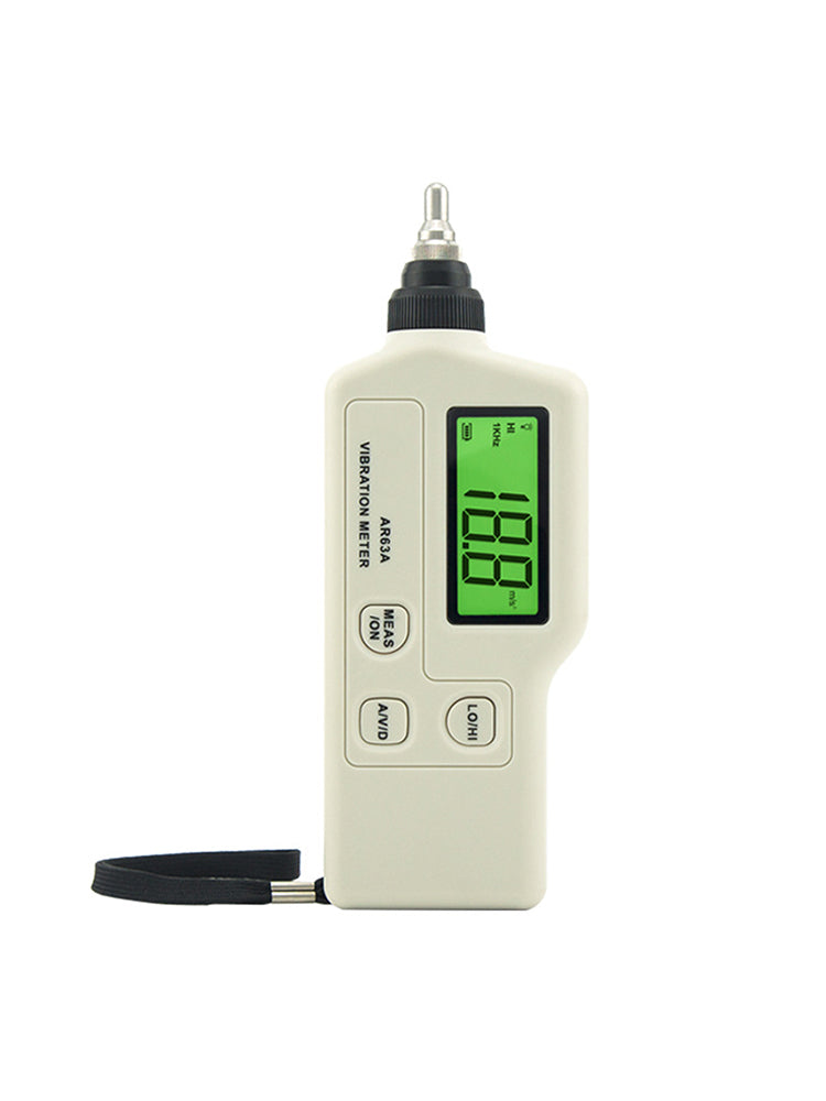 R63A Digital Handheld Vibration Sensor Meter Case Gauge Measure Tester
