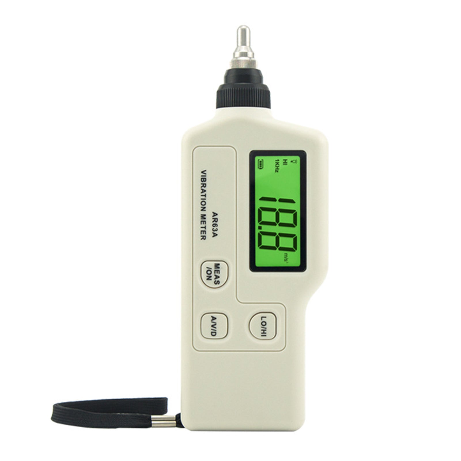 R63A Digital Handheld Vibration Sensor Meter Case Gauge Measure Tester