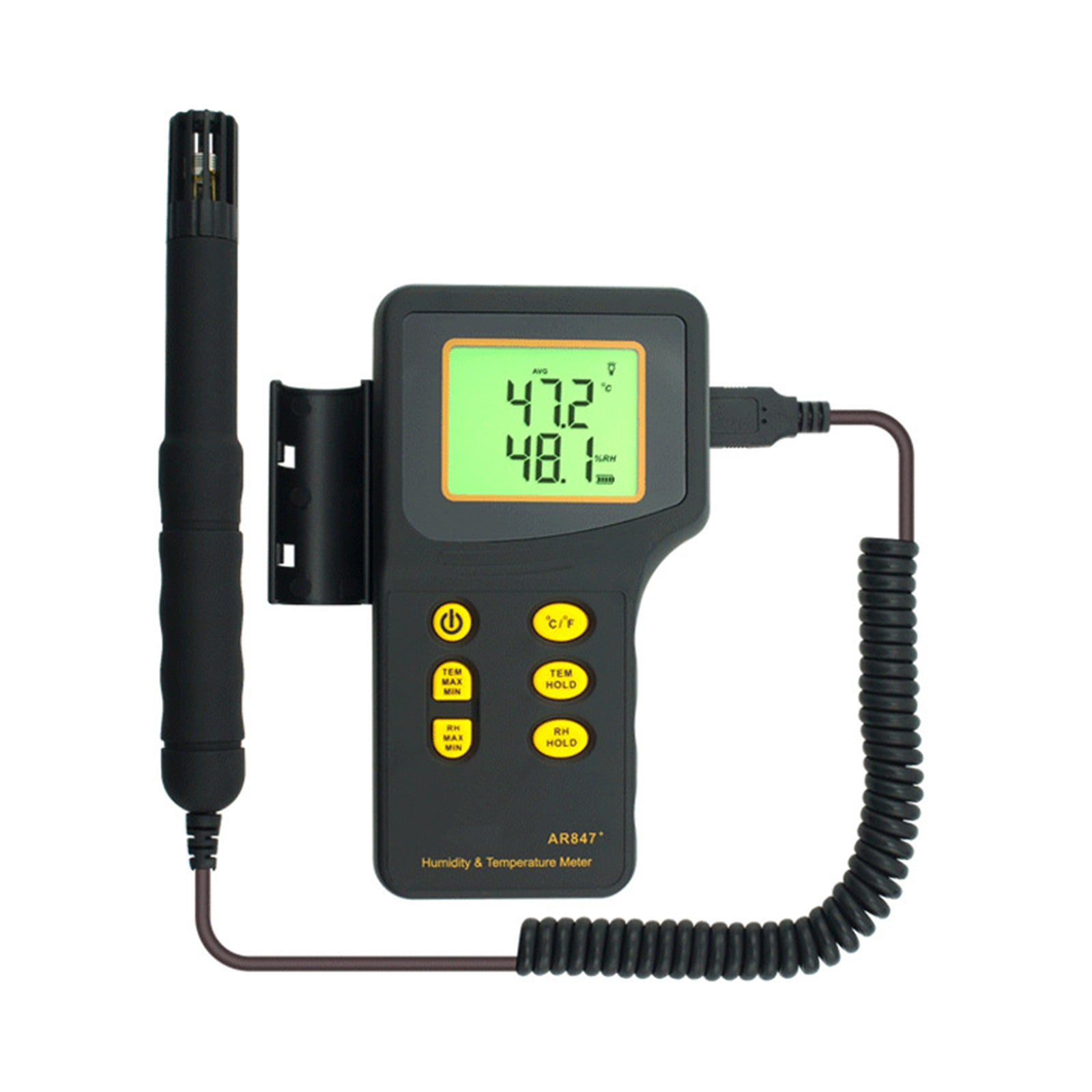 AR847 Digital Humidity Temperature Meter Thermometer Hygrometer 5%~98%