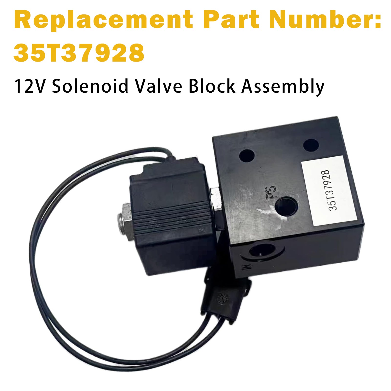 35T37928 Solenoid Valve 12V Block Assembly Fits For Muncie PTO Dump Truck